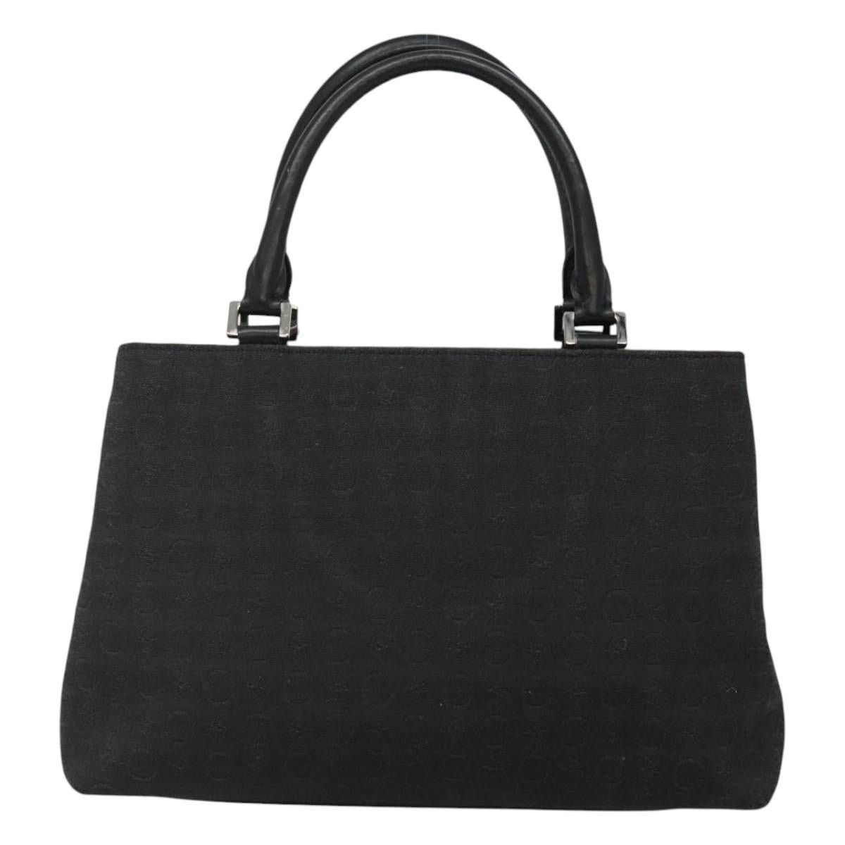 Celine CELINE C Macadam Canvas Hand Bag Black Size ONE SIZE - 3 Thumbnail