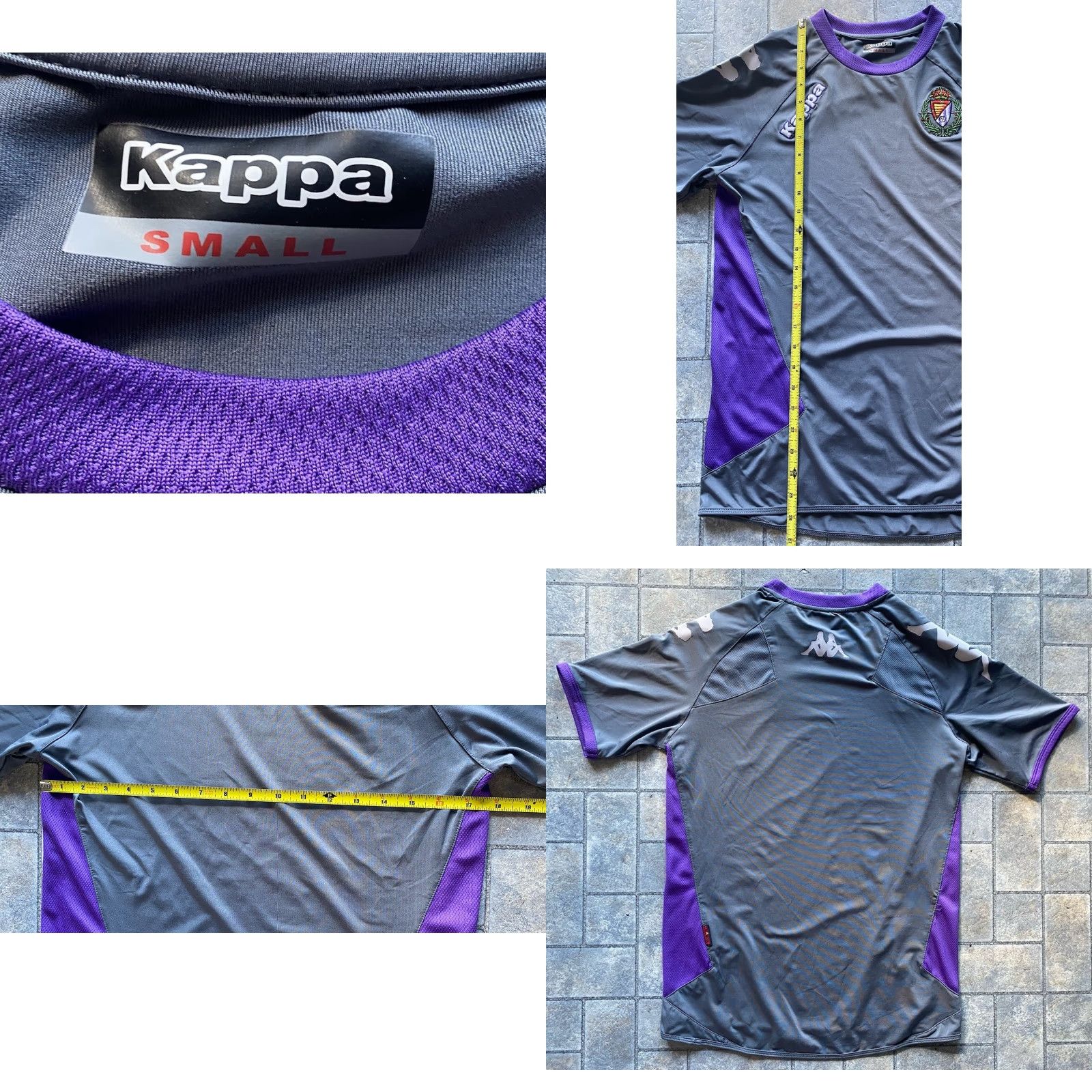 Kappa Kappa Valladolid Shirt Men’s Size S Gray Purple Short Sleeve T-Shirt Size US S / EU 44-46 / 1 - 8 Thumbnail