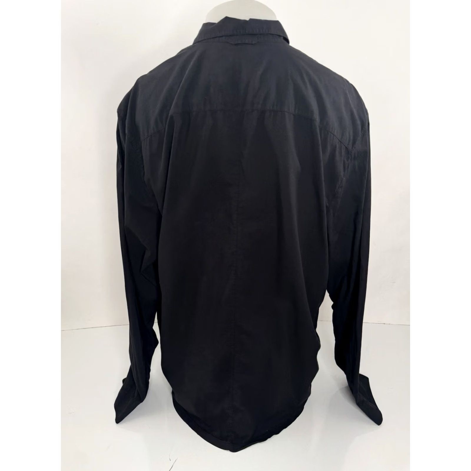 James Perse JAMES PERSE Lightweight Shirt XL Mens Long Sleeve Black Button-Up 5/XL EXCELLENT Size US XL / EU 56 / 4 - 3 Thumbnail