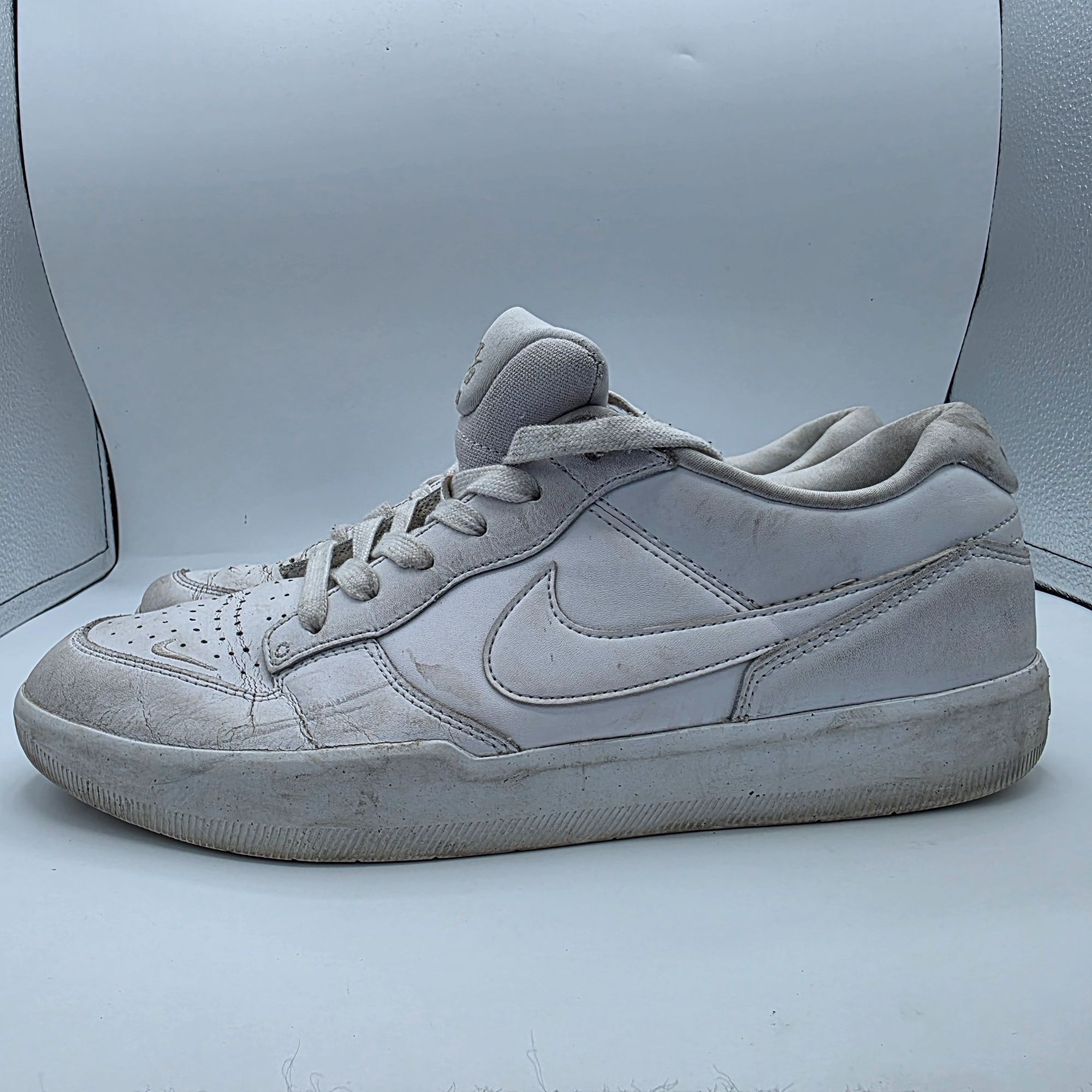 Nike Nike SB Force 58 Premium Mens Size 10.5 Triple White Sneaker Size US 10.5 / EU 43-44 - 13 Thumbnail