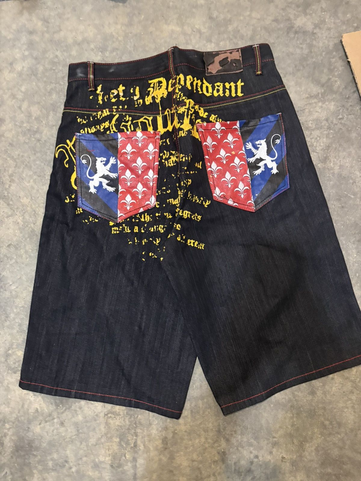 Other ATTITUDE GOLD Vintage WIDE LEG JORTS Size US 34 / EU 50 - 2 Thumbnail