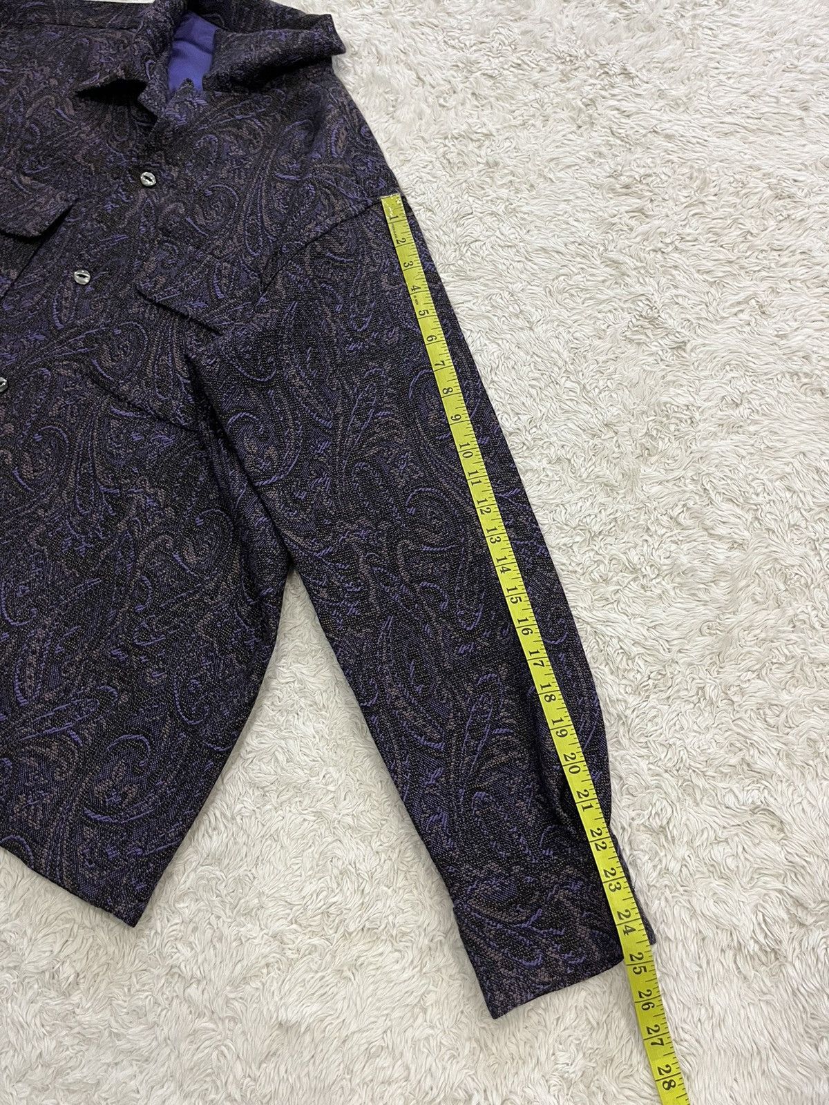 Needles needles classic shirt wool paisley JQ Size US M / EU 48-50 / 2 - 9 Thumbnail