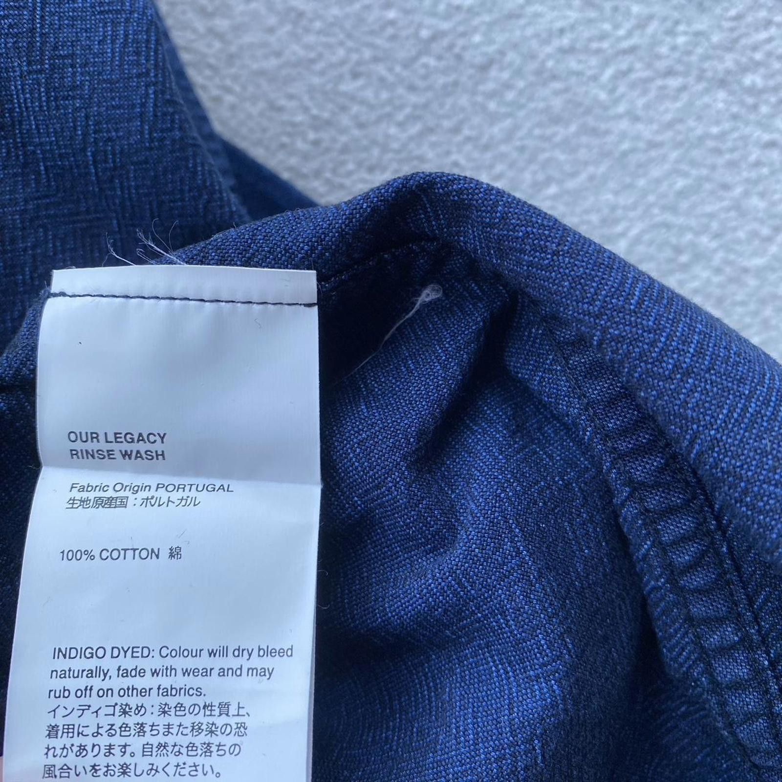 Our Legacy Our Legacy Rinse Wash Button Down Pocket Shirt Size US S / EU 44-46 / 1 - 6 Thumbnail