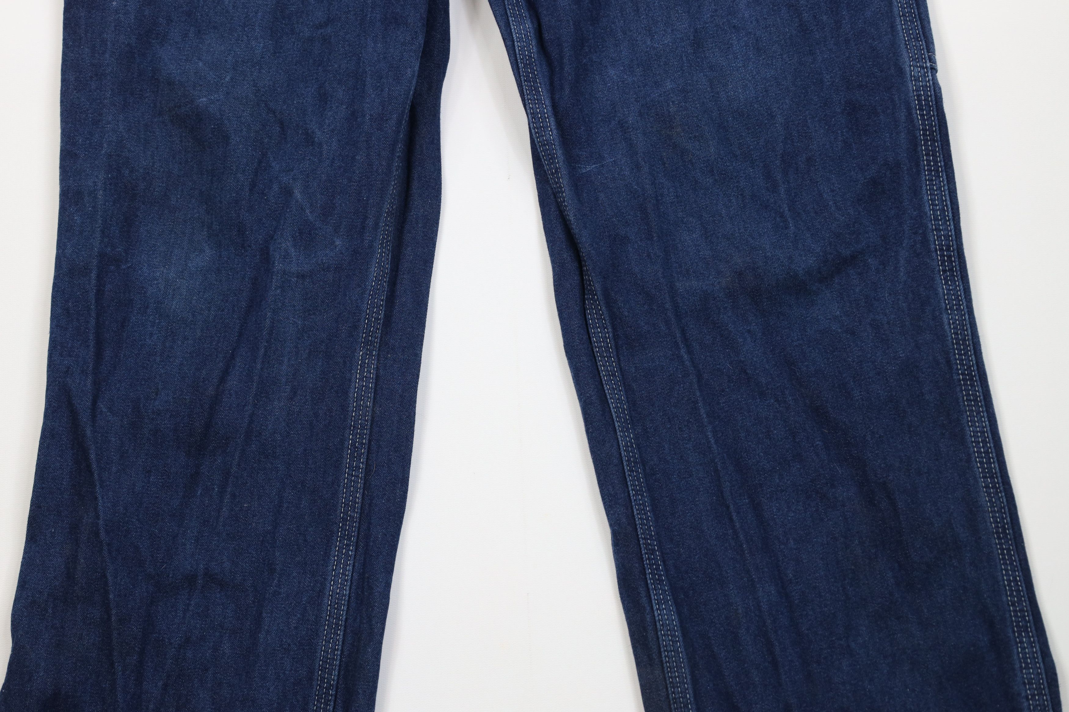 Carhartt Vintage Y2K Carhartt Wide Leg Dungaree Denim Jeans Blue Size US 34 / EU 50 - 3 Thumbnail