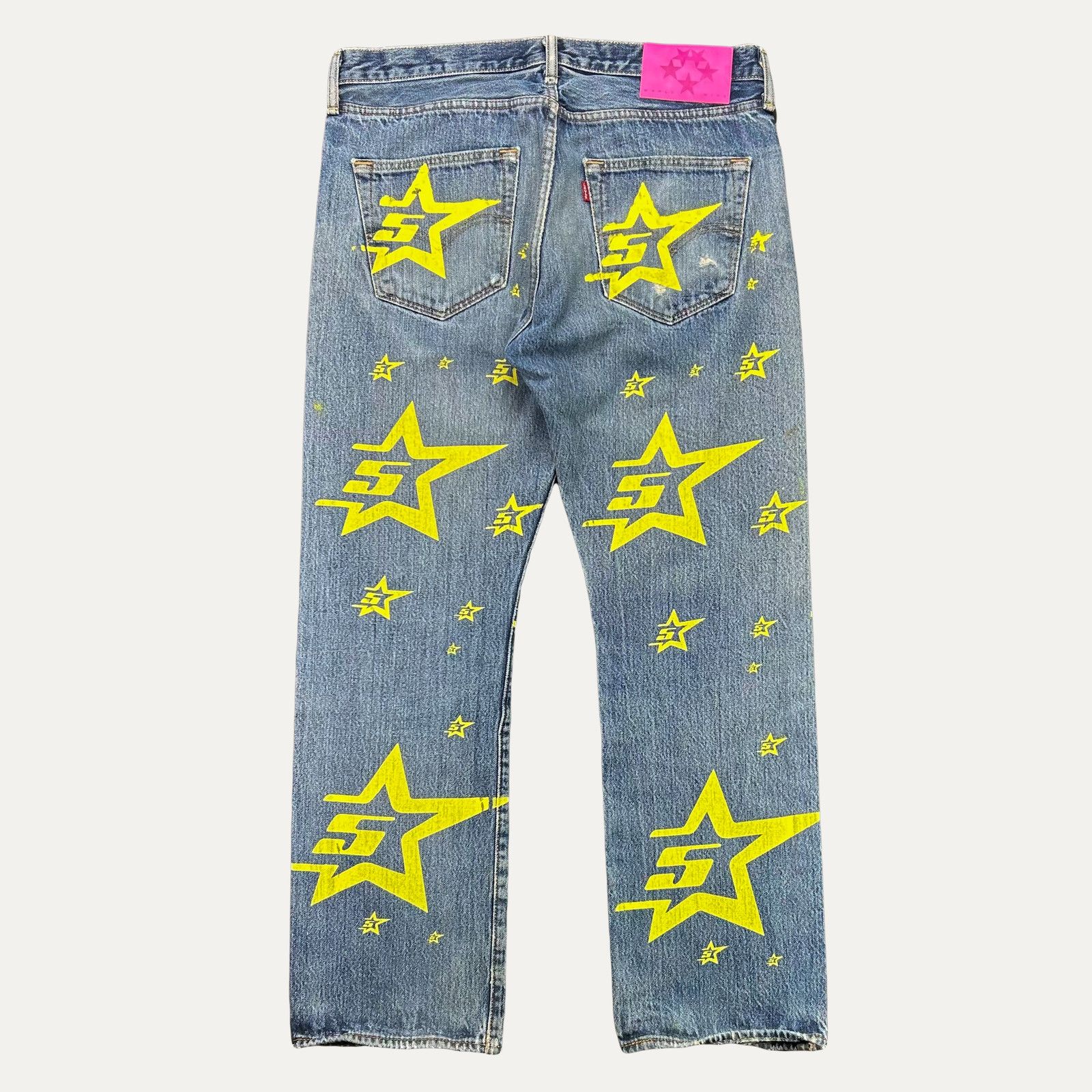 Sp5der Sp5der 5Star Vintage 501 Denim Jean Size US 32 / EU 48 - 2 Thumbnail