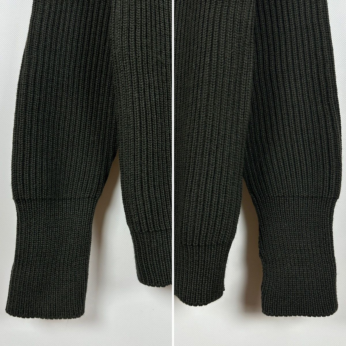 Andersen Andersen Andersen-Andersen Crewneck Navy Green Wool Sweater Size US S / EU 44-46 / 1 - 10 Thumbnail