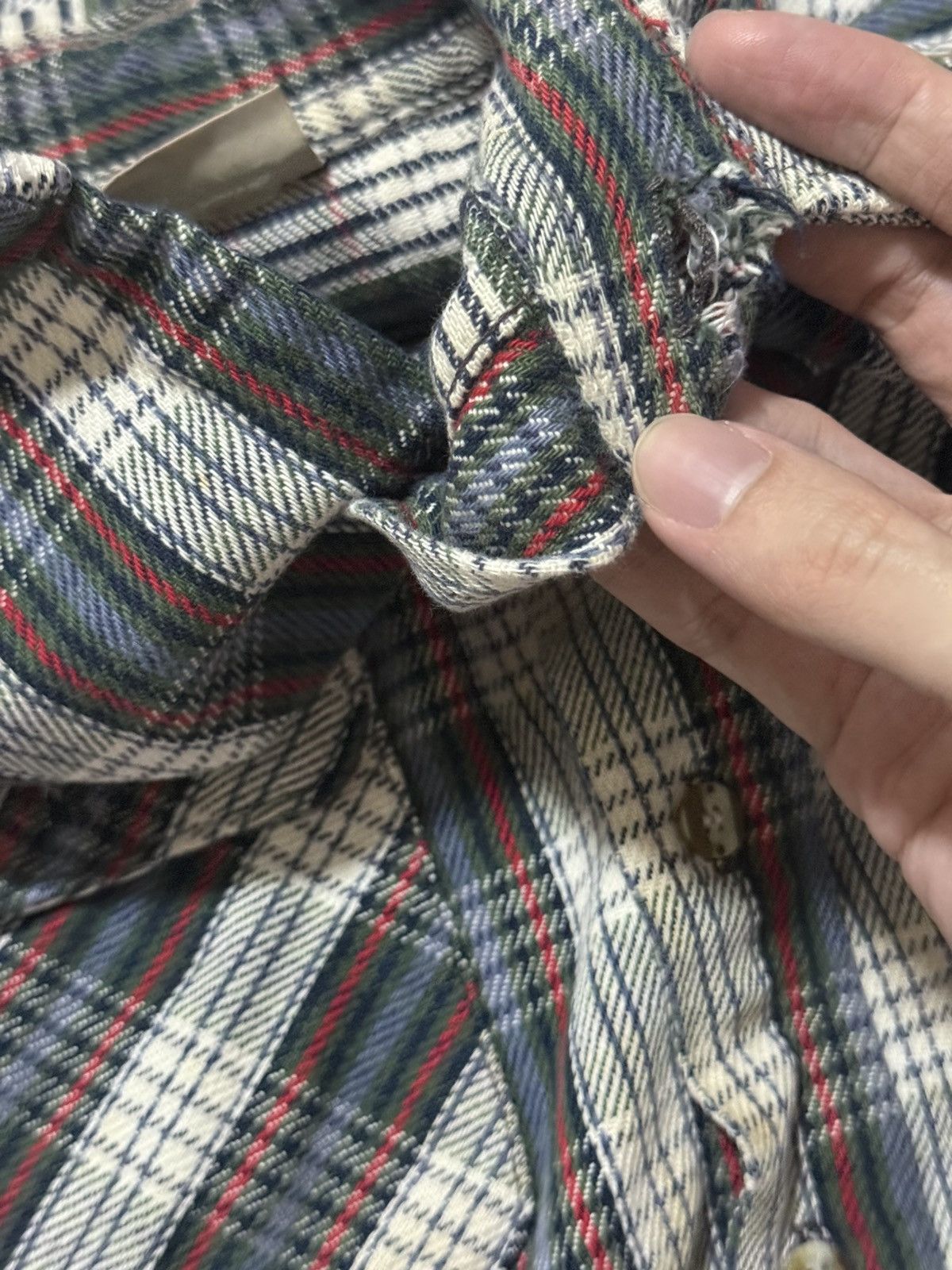 Vintage VINTAGE 90s Five Brother Flannel Shirt Size US M / EU 48-50 / 2 - 5 Thumbnail