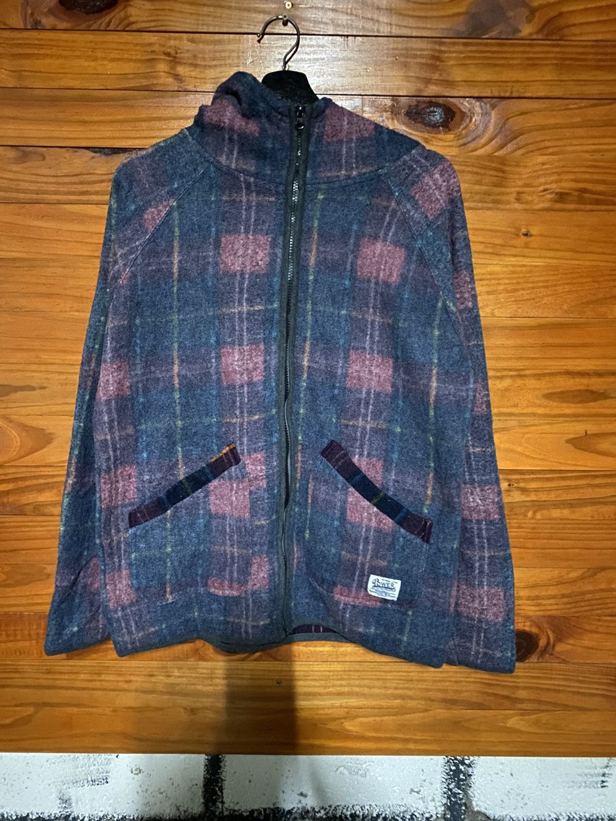 Japanese Brand Power to the People Plaid Zip-Up Hooded – Japanese Casual Size US L / EU 52-54 / 3 - 3 Thumbnail