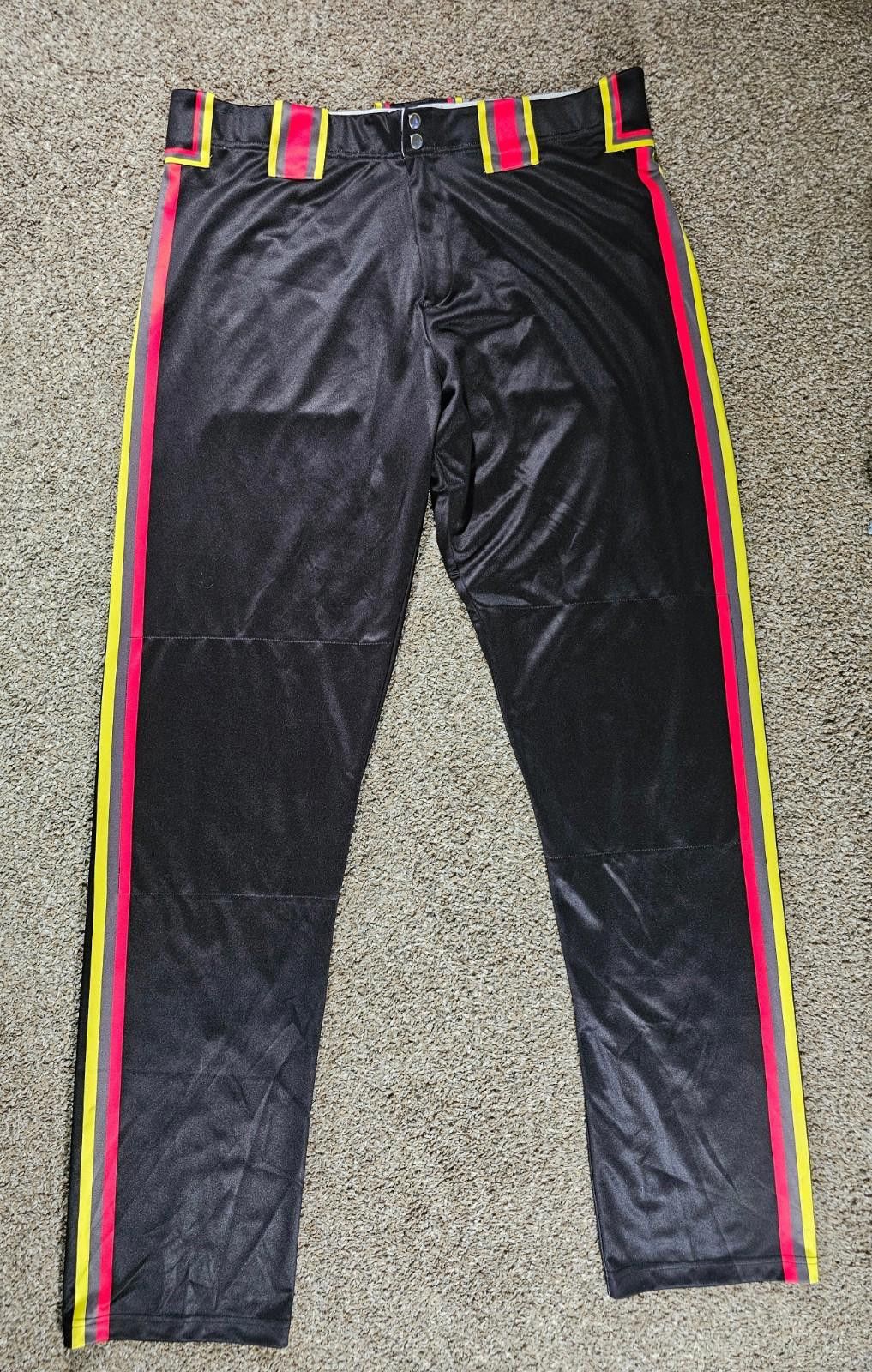 Diesel Black Gold SZN athletic pants size 42x38 Black With Red/yellow Stripes Size US 32 / EU 48 - 1 Thumbnail