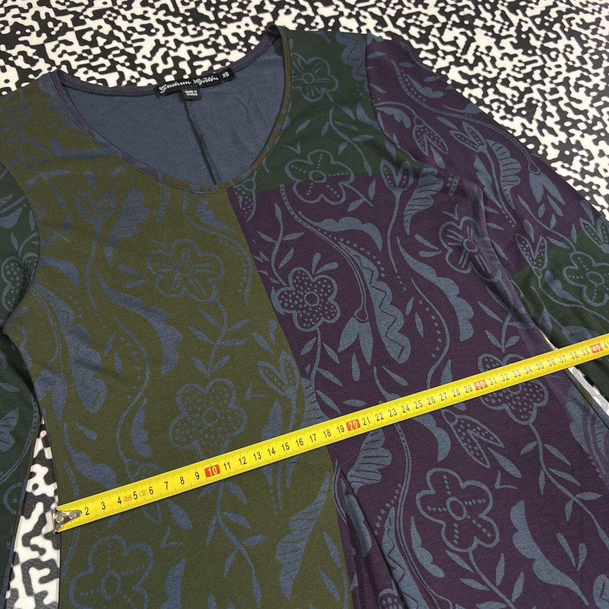 Gudrun Sjoden Vintage Y2K Gudrun Sjoden Retro Flared Midi Dress 90s Style Size S / US 4 / IT 40 - 17 Thumbnail