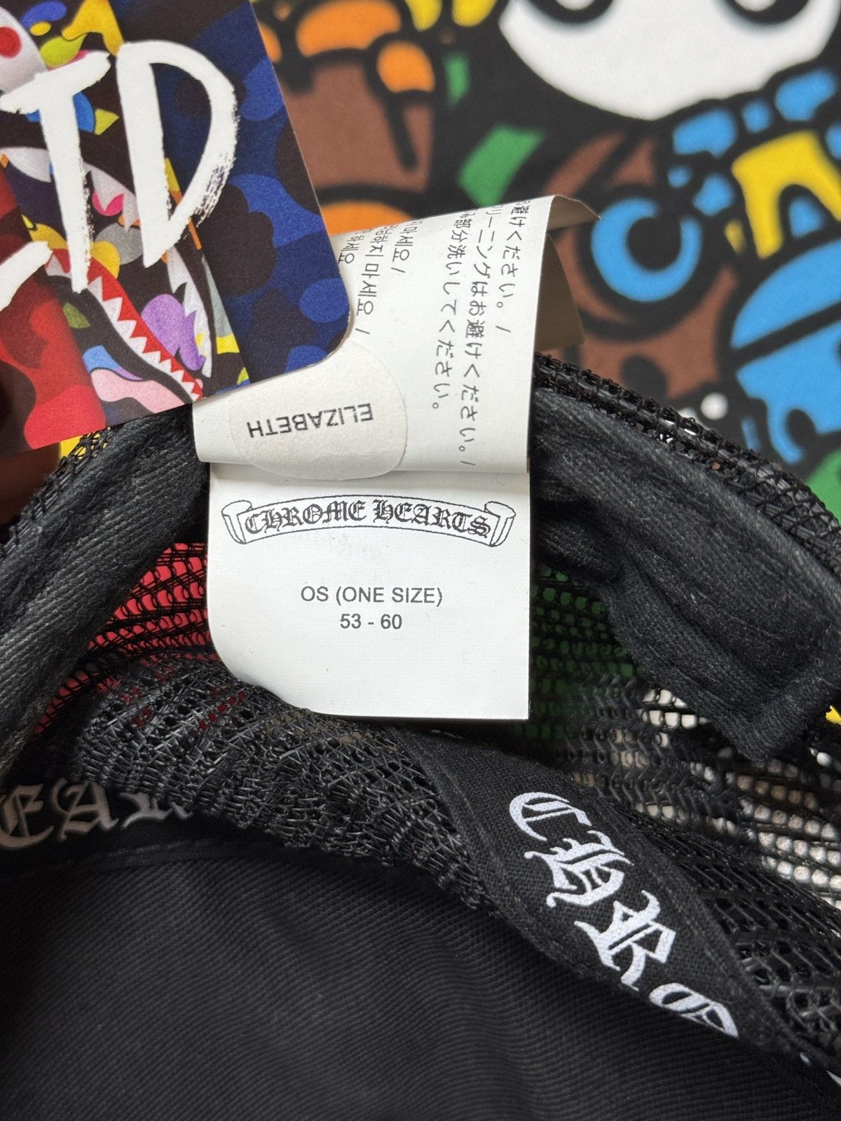 Chrome Hearts Chrome Hearts Black Script Logo Trucker Hat Size ONE SIZE - 8 Thumbnail