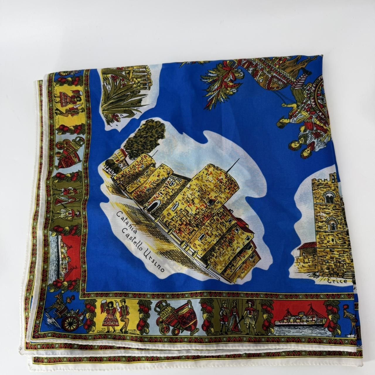 Other Vintage Italy Sicily Souvenir Scarf Size ONE SIZE - 2 Thumbnail