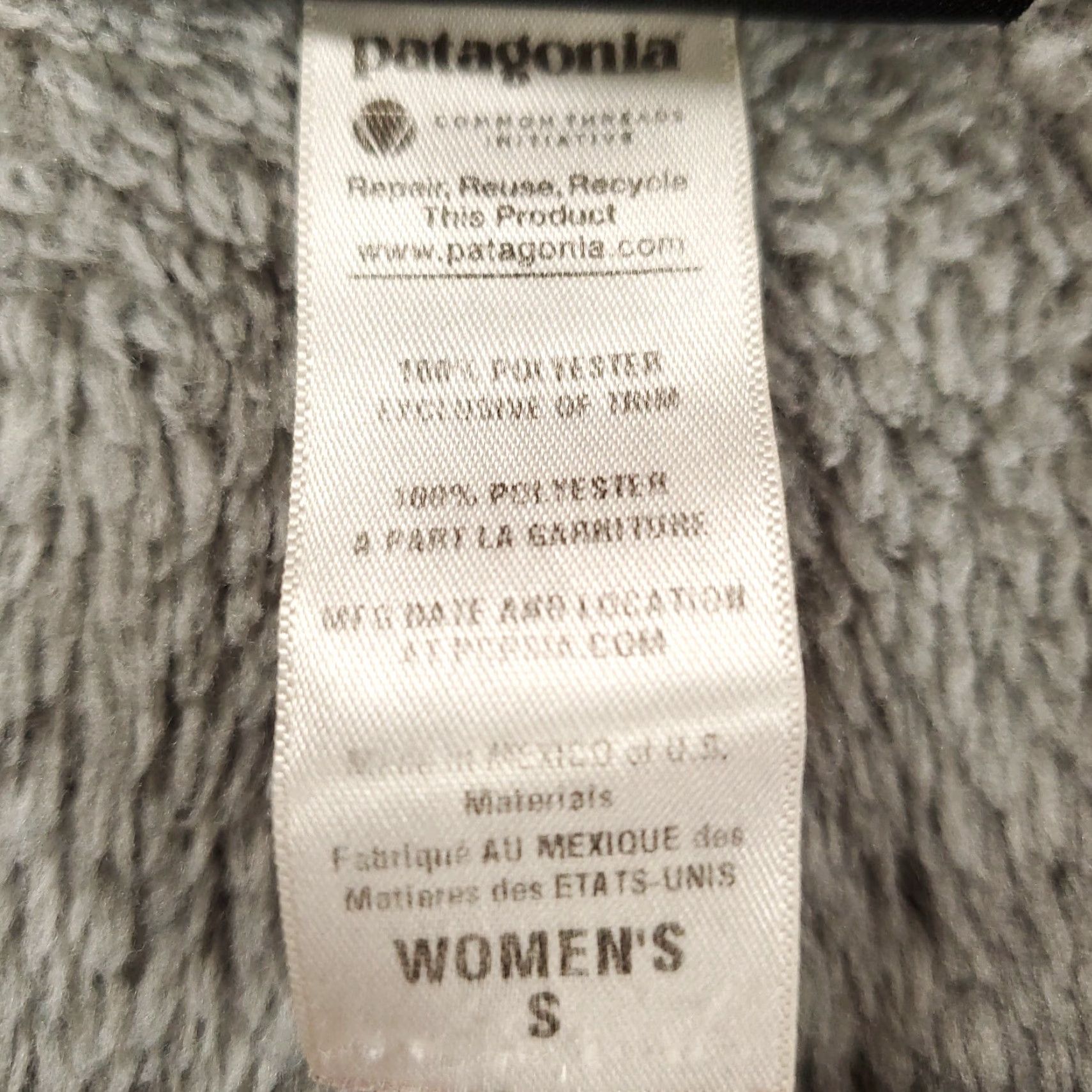 Patagonia Patagonia Synchilla Snap T Pullover Womens Small Grey Pink Fleece Jacket Size S / US 4 / IT 40 - 6 Thumbnail