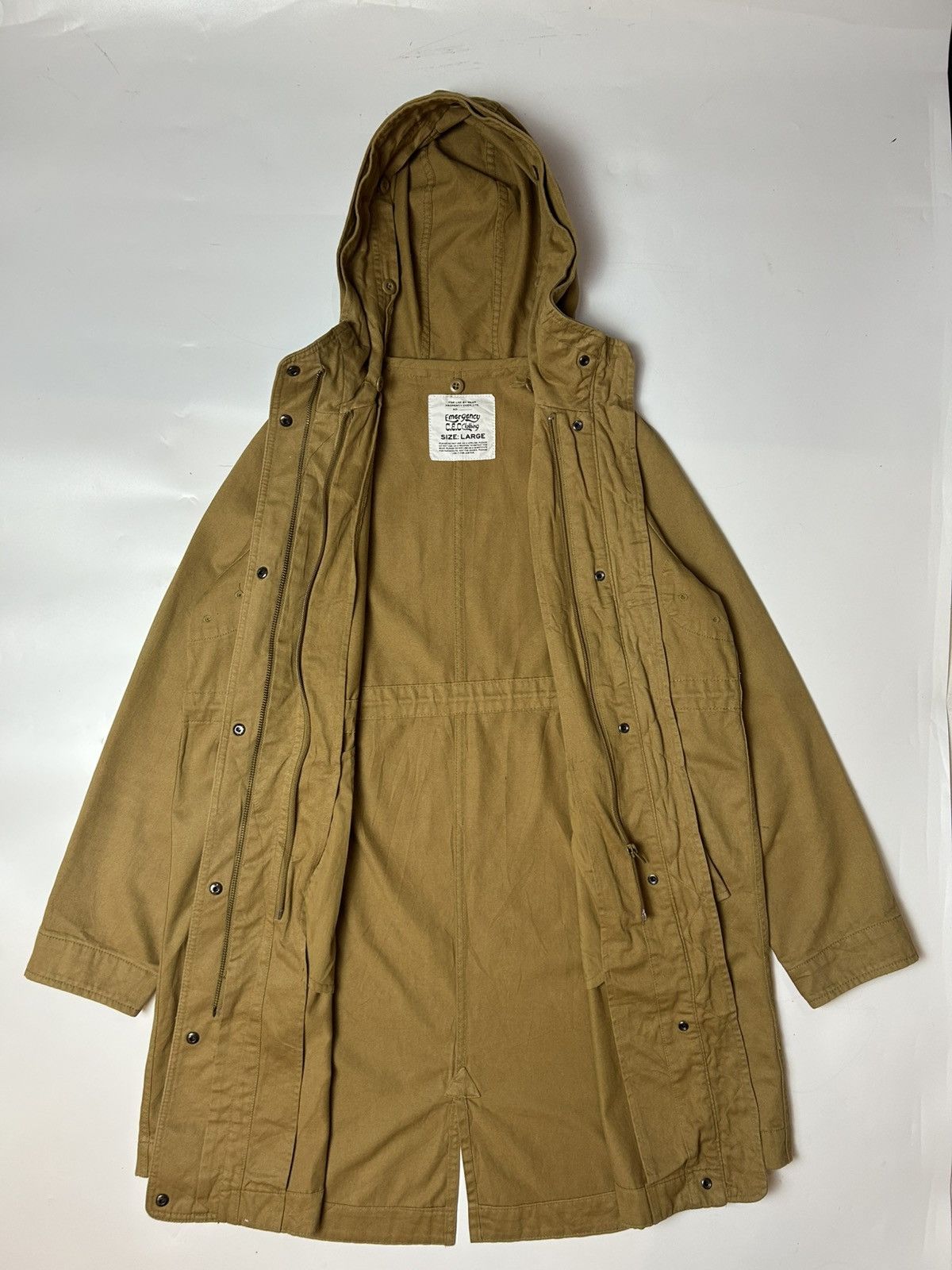 Japanese Brand EMERGENCY C.E.C CLOTHING PARKA JACKET Size US L / EU 52-54 / 3 - 2 Thumbnail