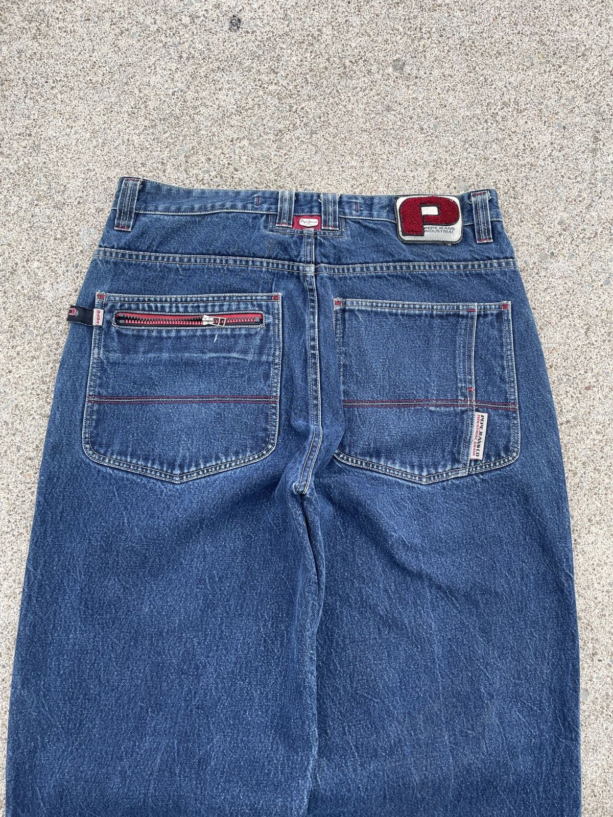 Pepe Jeans Distressed Baggy Pepe Denim Size US 36 / EU 52 - 2 Thumbnail