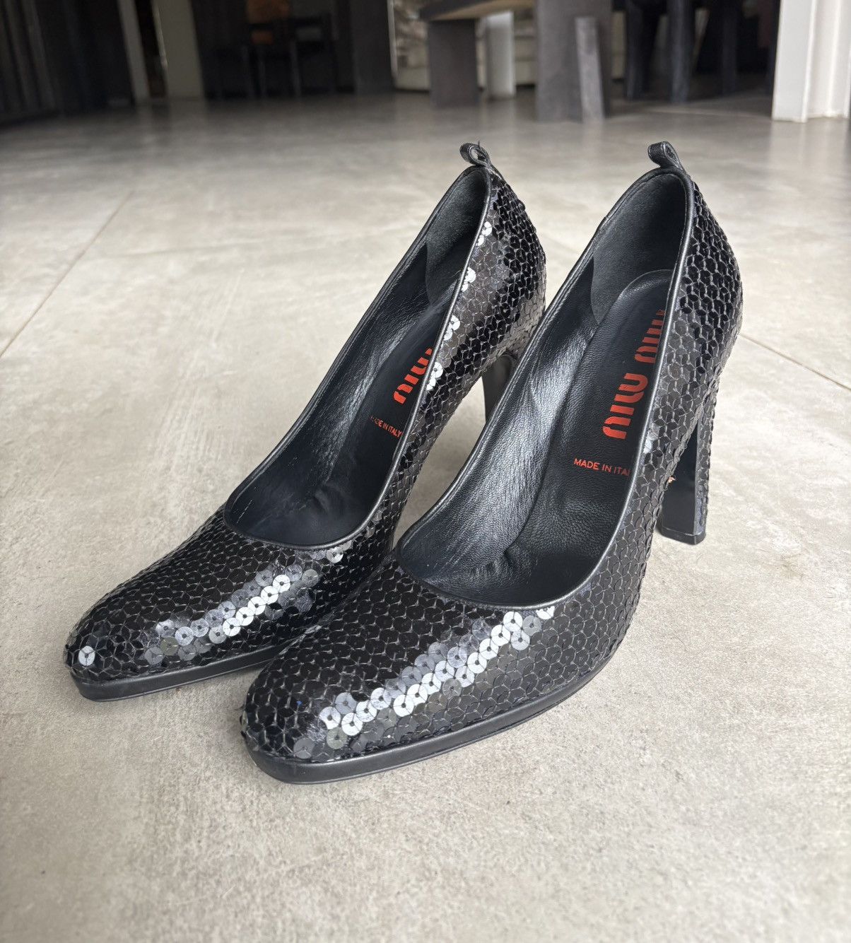 Miu Miu Miu Miu black heels Size US 9 / IT 39 - 1 Thumbnail