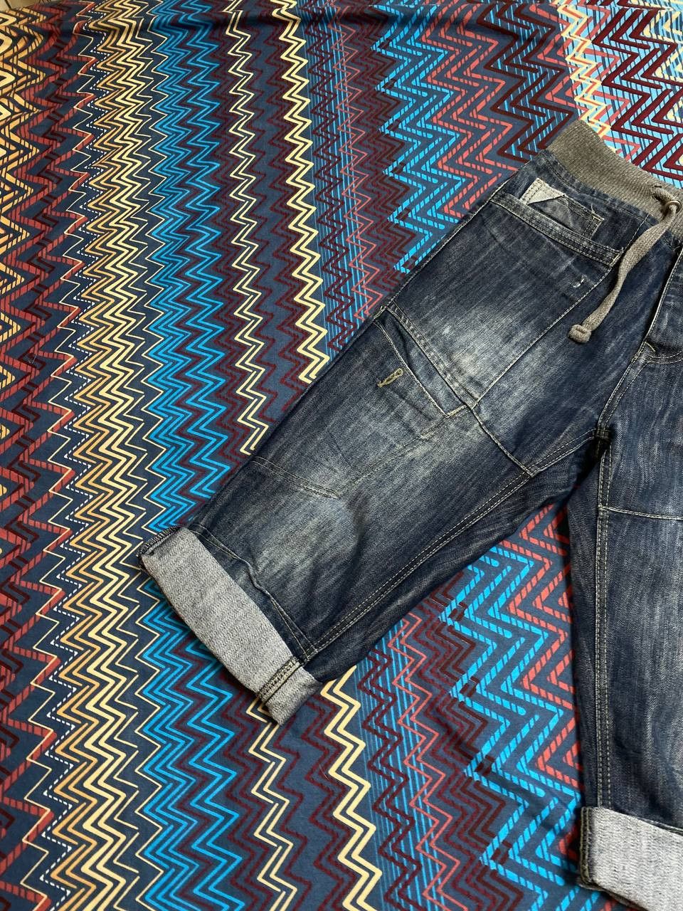 No Fear Distressed Washed Denim short streetwear Vintage Y2K No fear Size US 30 / EU 46 - 5 Thumbnail