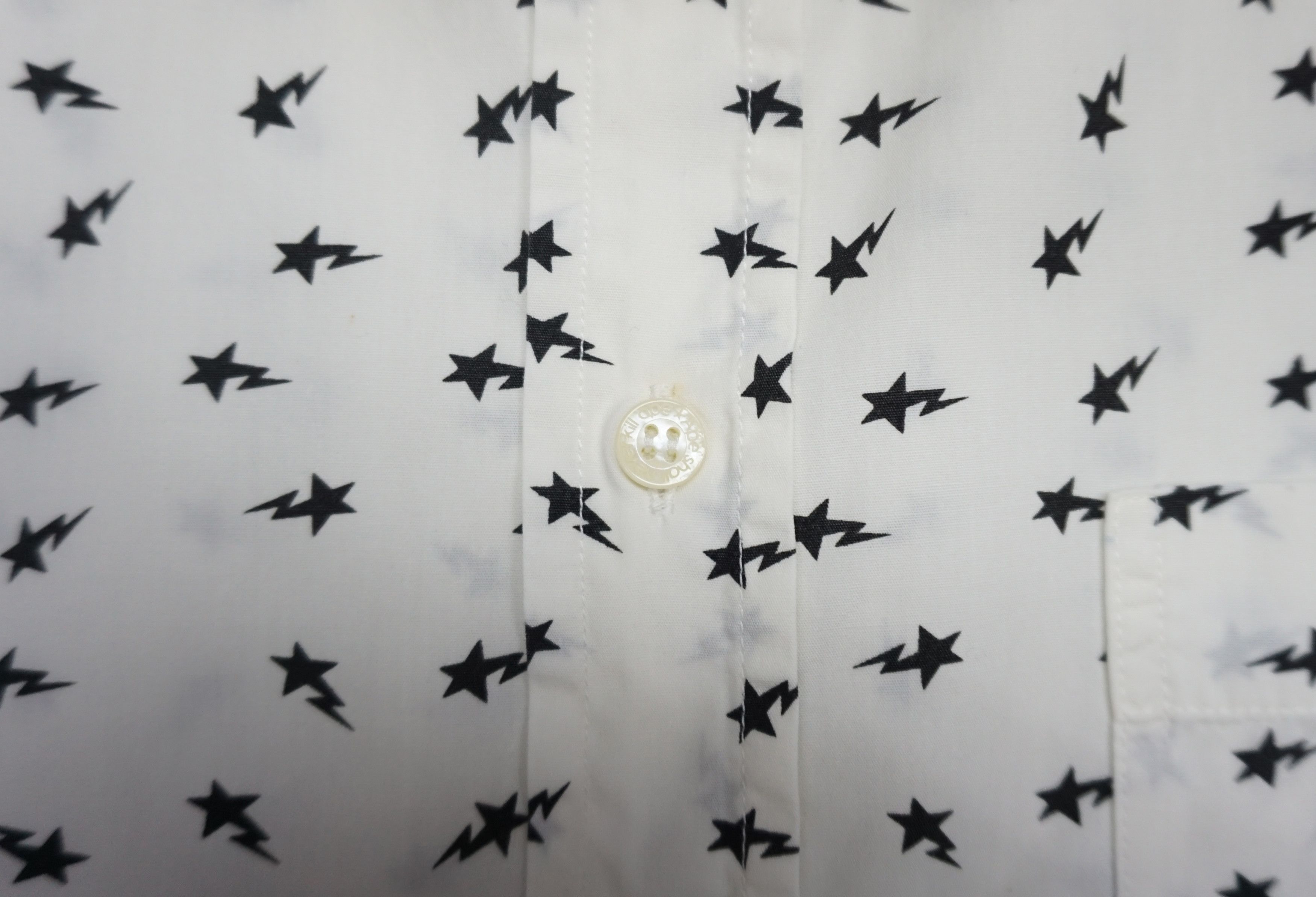 Bape × Vintage A Bathing Ape Star Print Button ups Shirt Size US XL / EU 56 / 4 - 3 Thumbnail