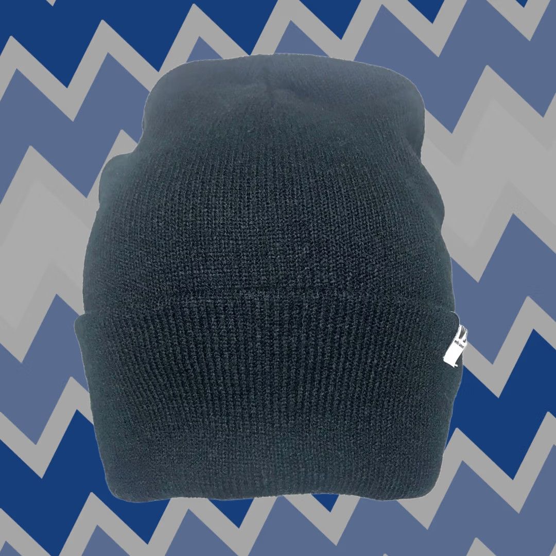 Vintage Wells Lamount Beanie Cuffed Knit Hat Mens One Size Black Knit Hat Size ONE SIZE - 1 Thumbnail