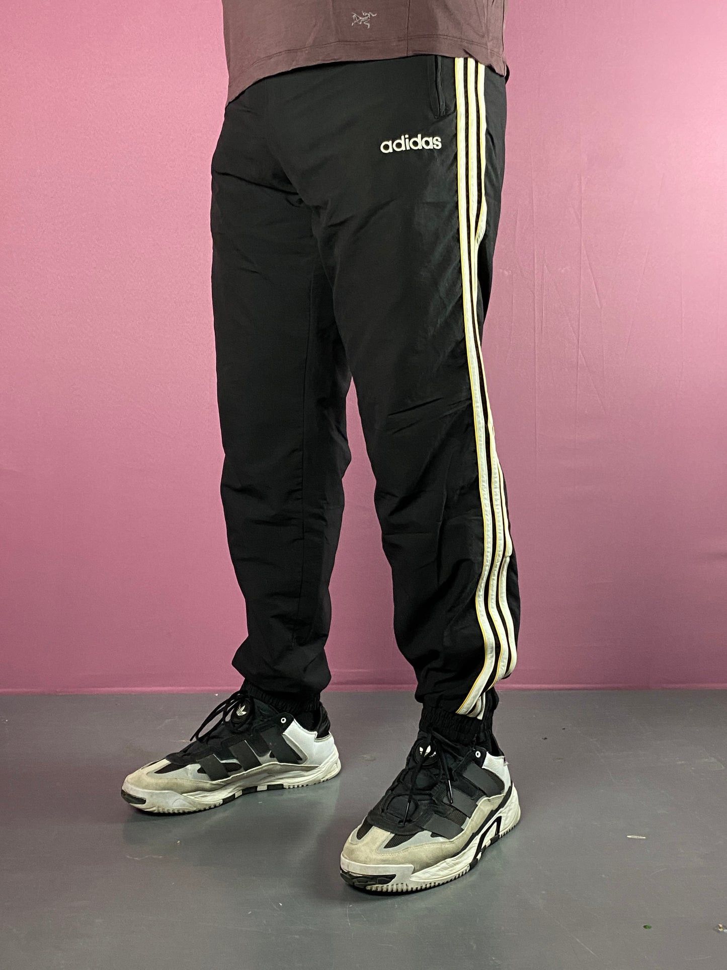 Adidas 90s Adidas Vintage Men's Striped Track Pants - L Size US 32 / EU 48 - 1 Thumbnail