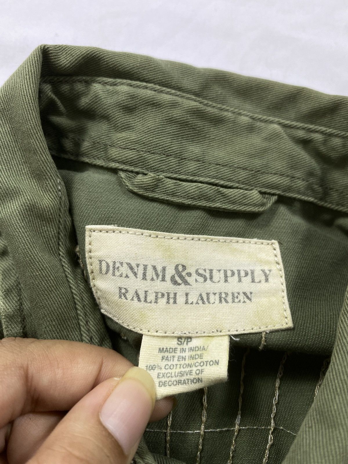 Polo Ralph Lauren 2000's R Lauren Denim+Supply button Sick Size US M / EU 48-50 / 2 - 6 Thumbnail