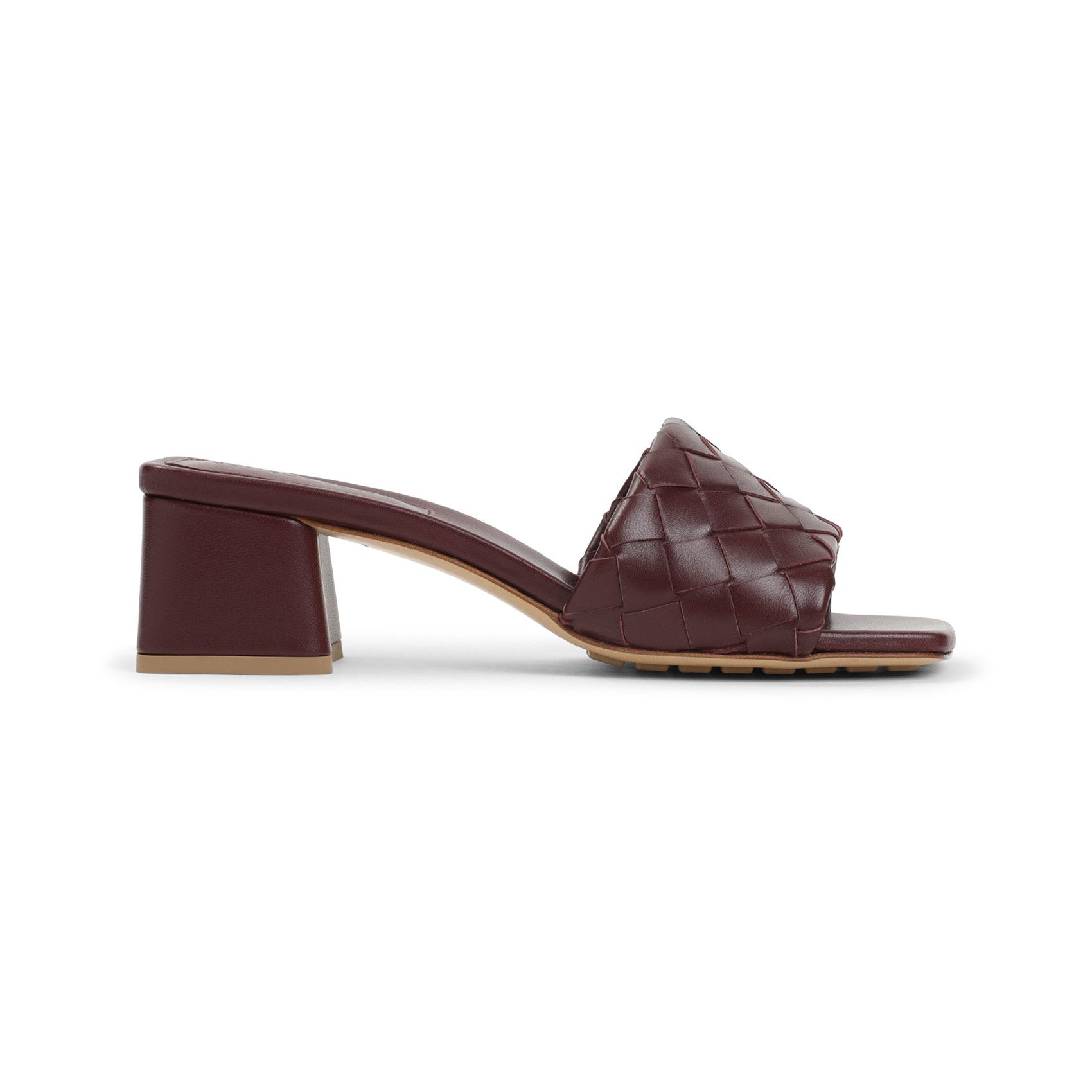 Bottega Veneta Bottega Veneta Kitten Heel Mule Sandal Size US 7.5 / IT 37.5 - 1 Thumbnail