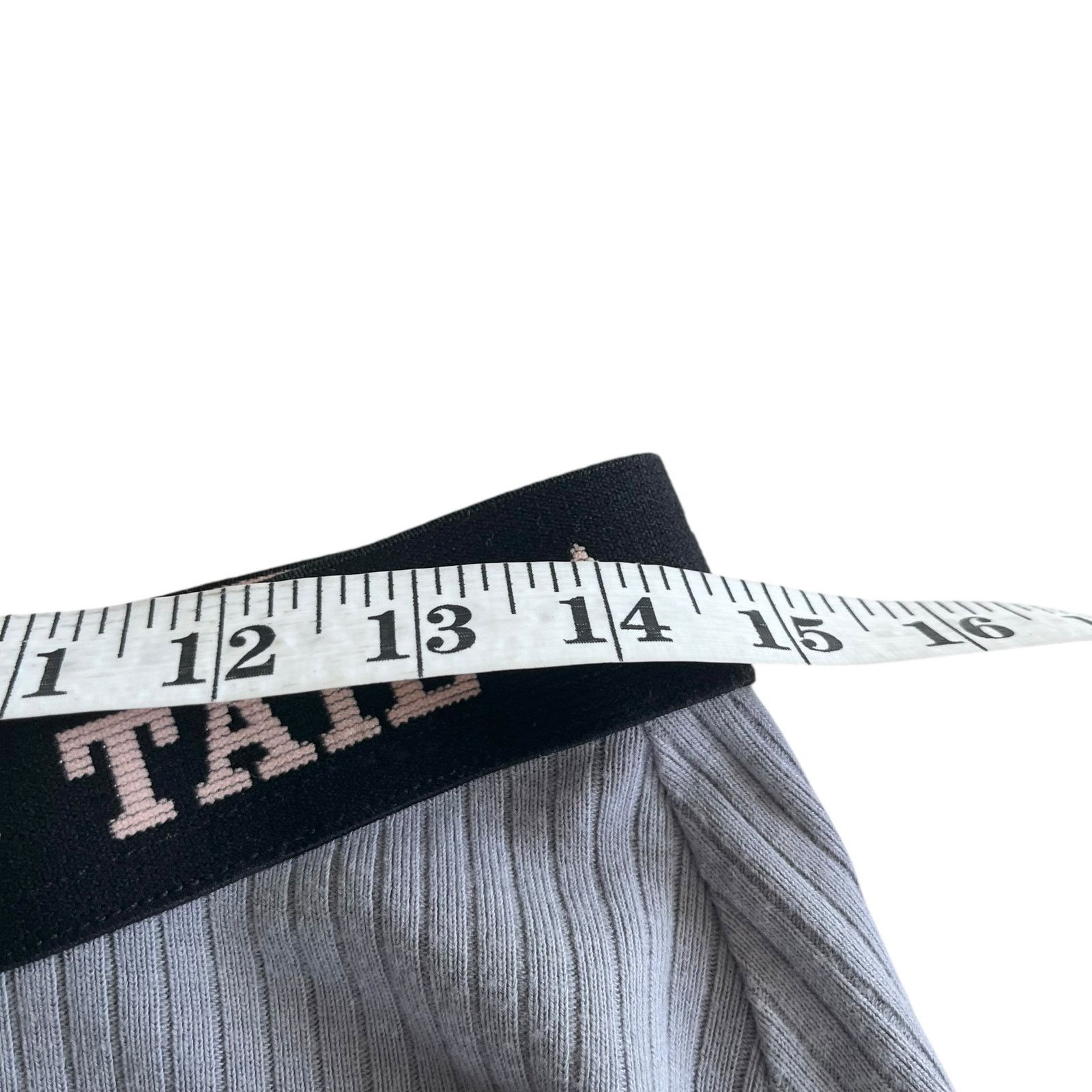 Hard Tail Hard Tail Gray Ribbed Jersey A-Line Elastic Waist Midi Skirt Size 28" / US 6 / IT 42 - 4 Thumbnail