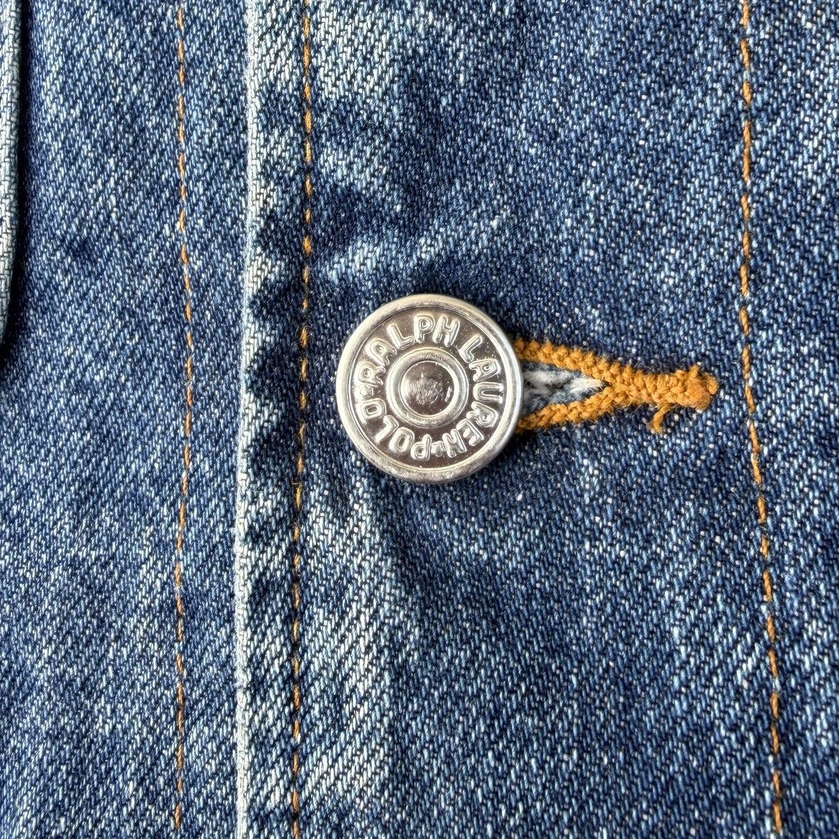 Polo Ralph Lauren Vintage Polo Ralph Lauren Denim Work Jacket Plaid Lining Size US L / EU 52-54 / 3 - 18 Thumbnail