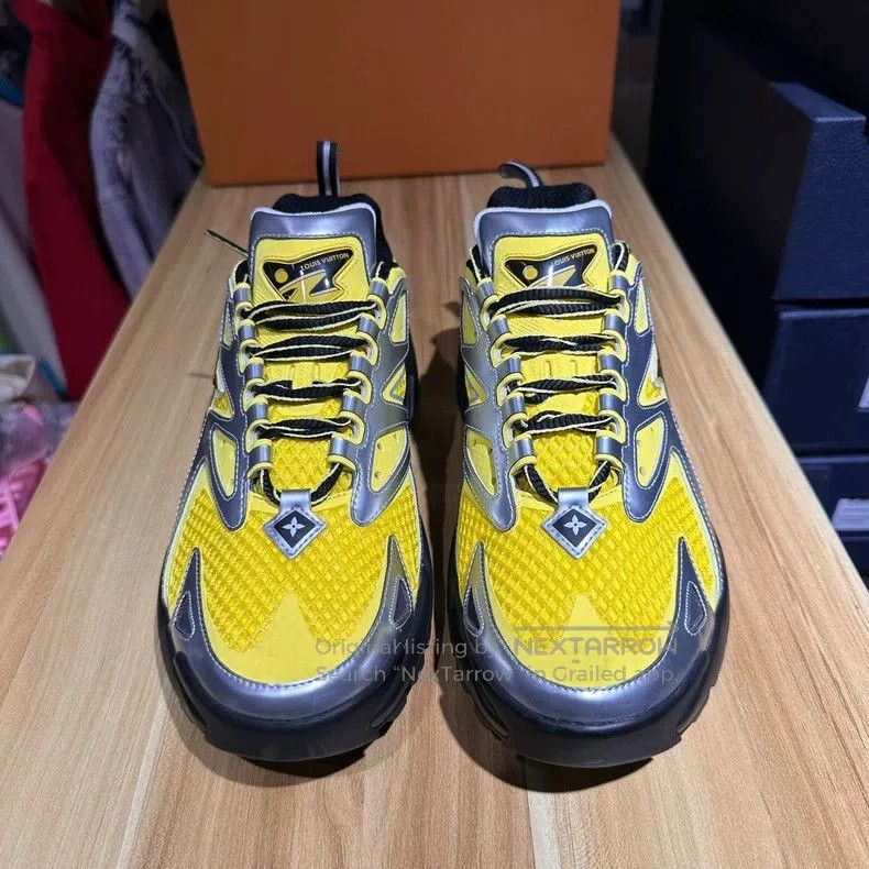Louis Vuitton Louis Vuitton Runner Tactic Yellow Size 42.5. Size US 9.5 / EU 42-43 - 2 Thumbnail