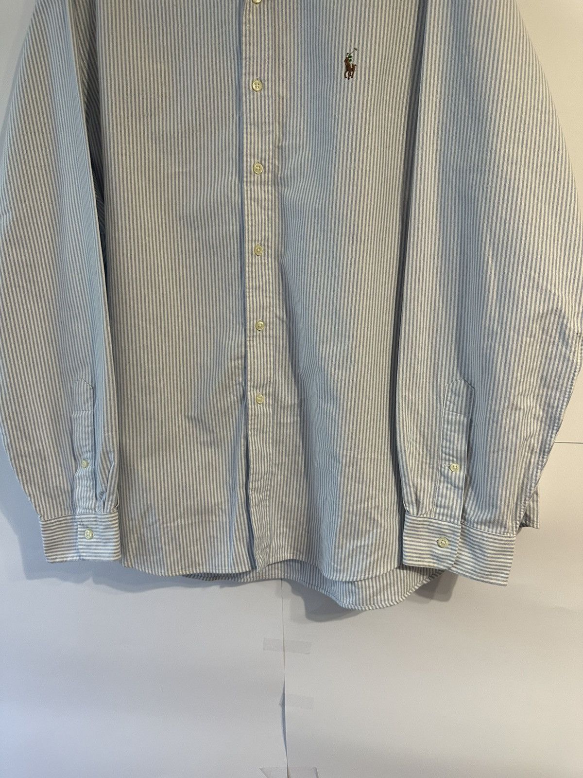 Ralph Lauren Ralph Lauren Classic Striped Cotton Button Up Shirt Size US XXL / EU 58 / 5 - 4 Thumbnail