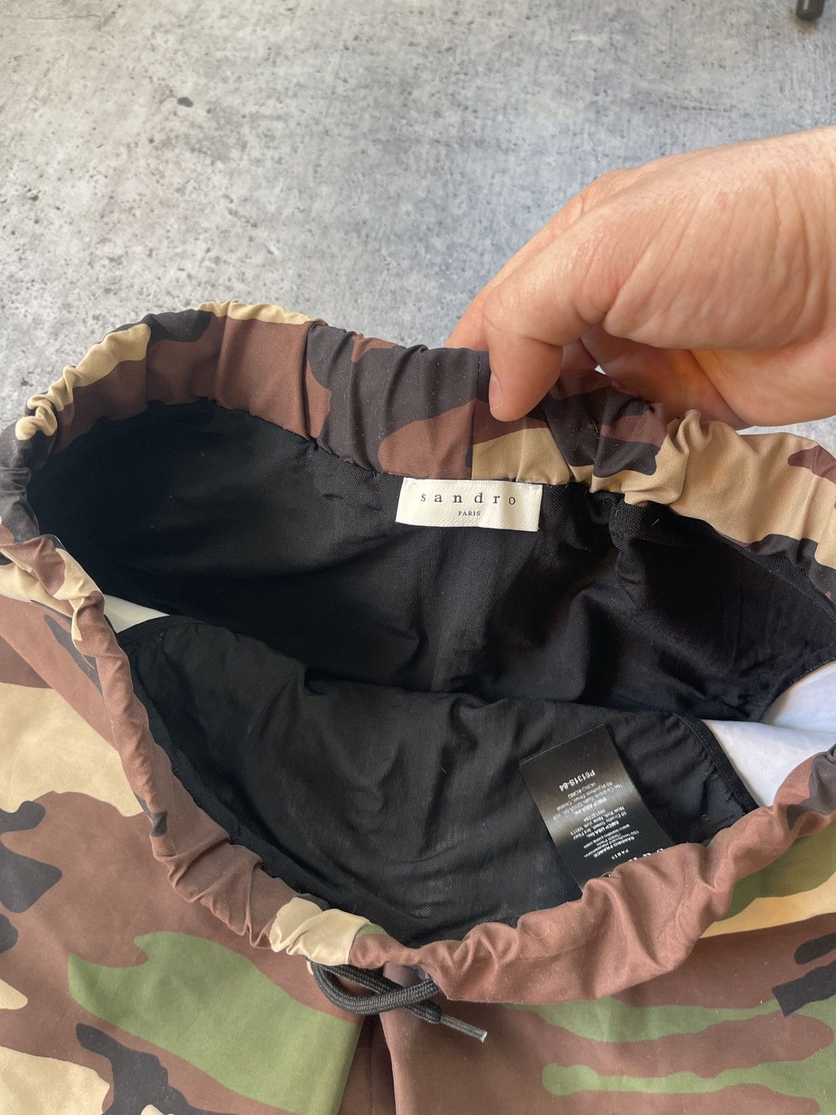 Sandro × Vintage Sandro camo luxury shorts Size US 30 / EU 46 - 9 Thumbnail