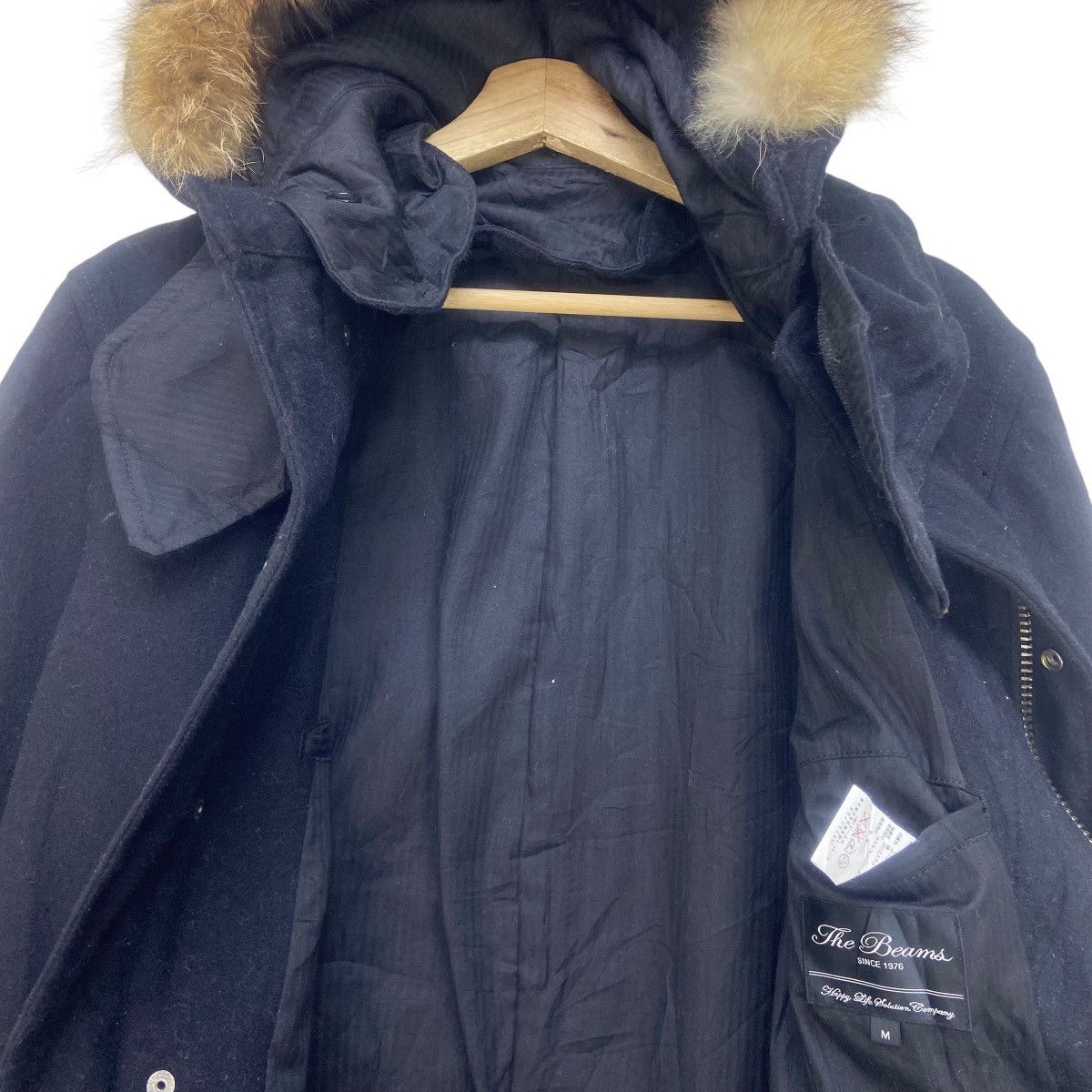 Beams Plus The Beams Vietnam Raccoon Fur Wool Jacket Parka Size US S / EU 44-46 / 1 - 15 Thumbnail