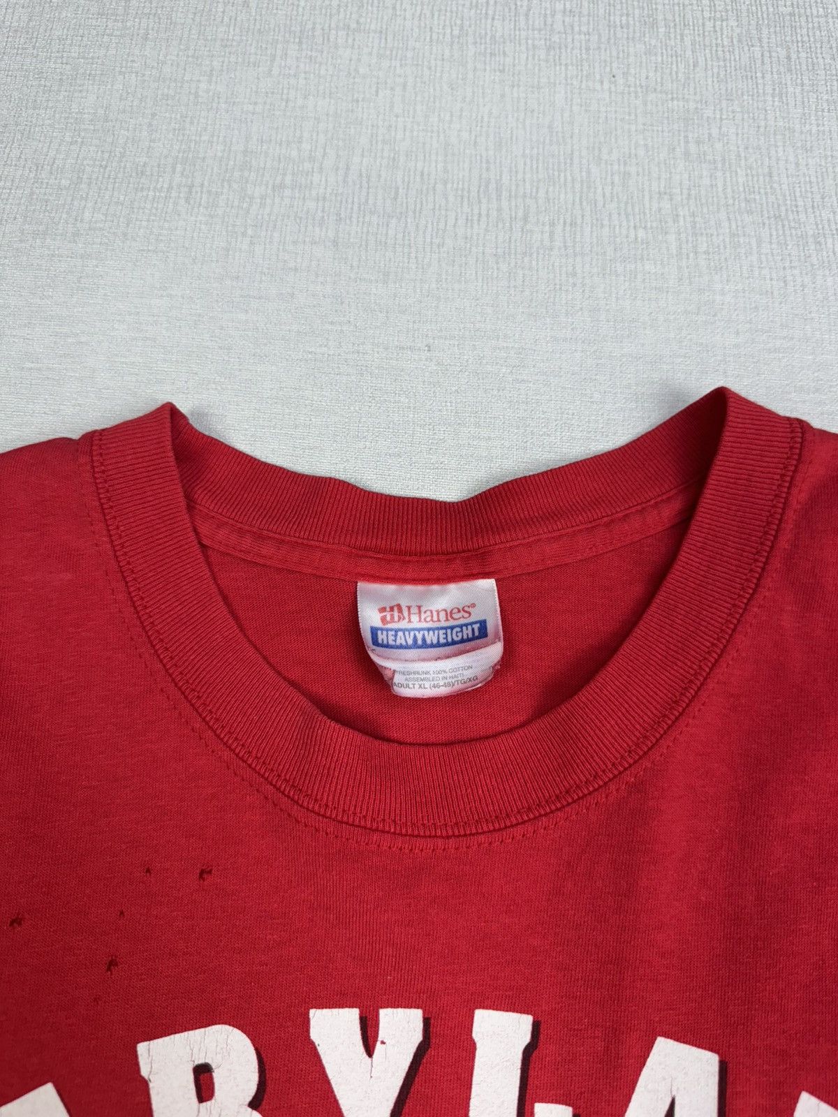 Vintage University Of Maryland Terrapins Basketball Shirt 2002 Hanes Size US XL / EU 56 / 4 - 5 Thumbnail