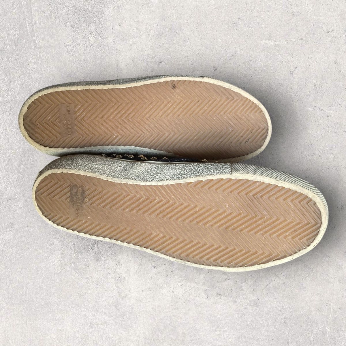 Saint Laurent Paris SLP Studded Slip On Size US 8.5 / EU 41-42 - 6 Thumbnail