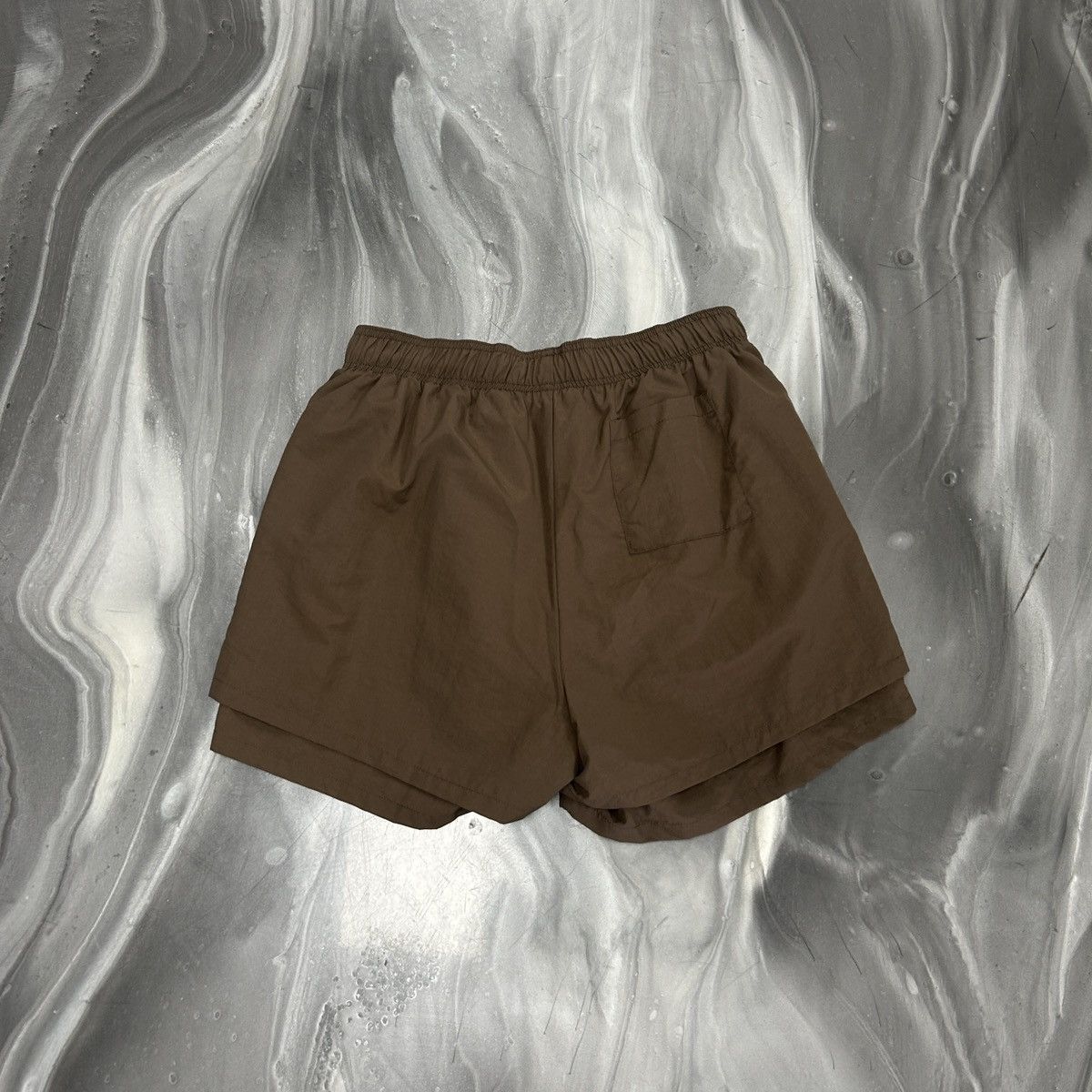 Sp5der Sp5der OG Web Double Layer Shorts Brown Size US 32 / EU 48 - 2 Thumbnail