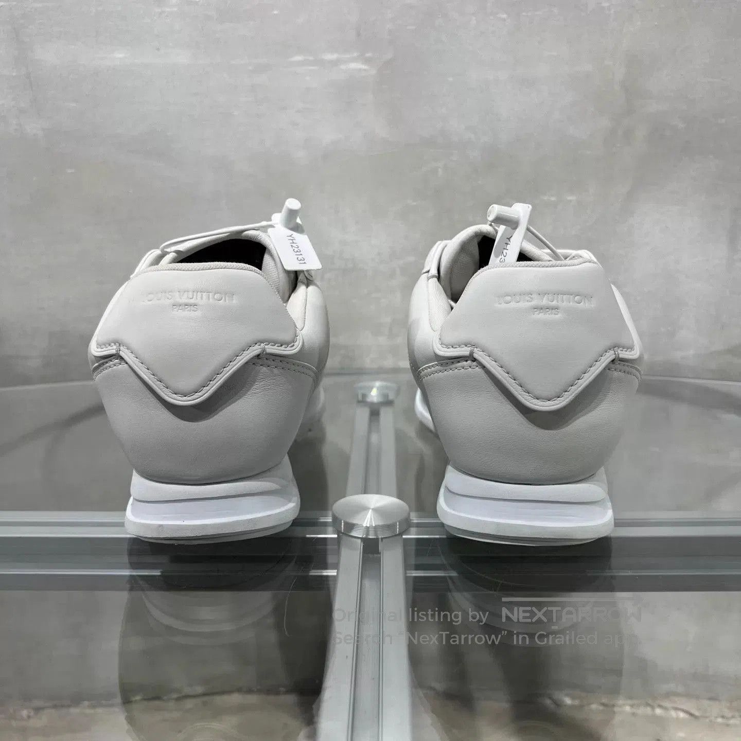 Louis Vuitton White Low-Top Sneakers Size 8.5. Size US 8.5 / EU 41-42 - 6 Thumbnail