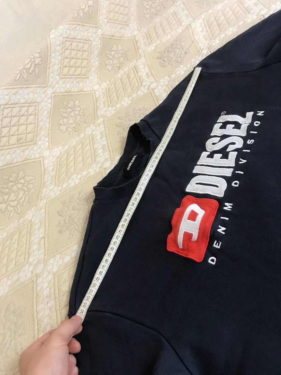 Diesel 🔥 Diesel Big Logo Baggy Vintage Sweatshirt Pullover Hoodie Size US L / EU 52-54 / 3 - 11 Thumbnail