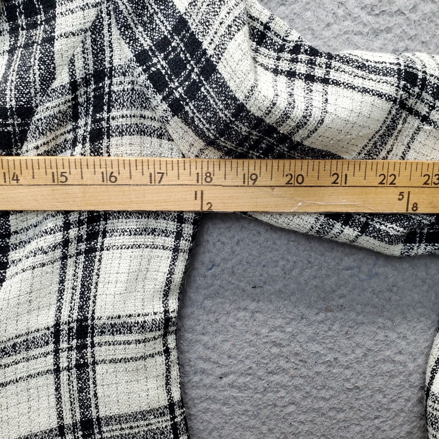 Doublet G by Giuliana Blazer Jacket Womens XS Multicolor Plaid Notch Lapel Double Breasted Blazer Size XS / US 0-2 / IT 36-38 - 5 Thumbnail