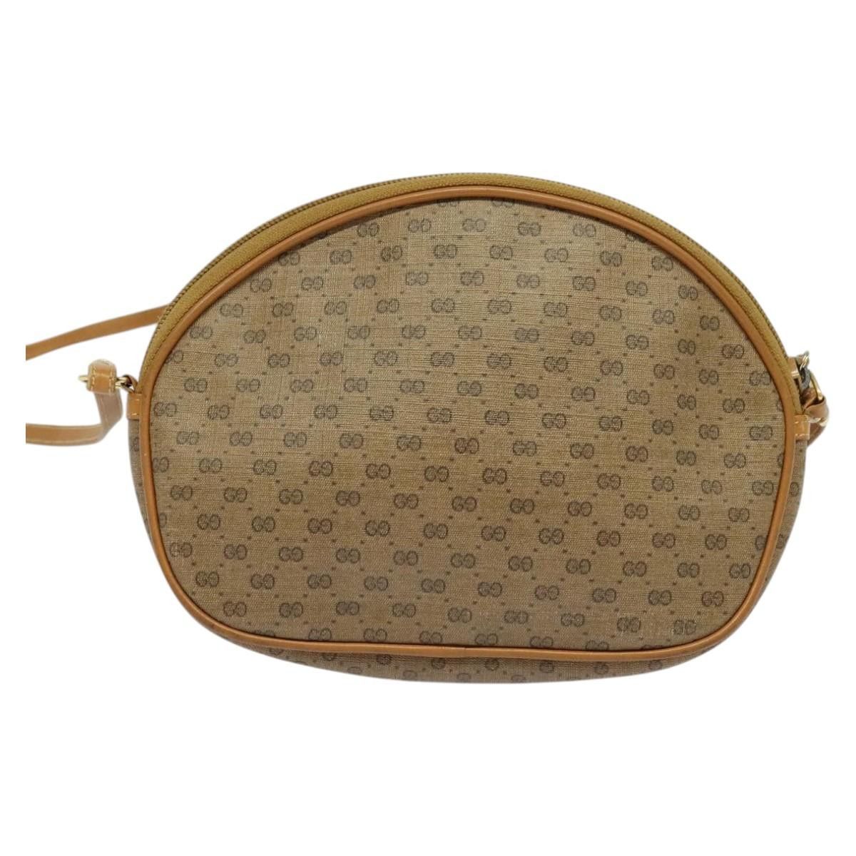 Gucci GUCCI Micro GG Supreme Shoulder Bag Pvc Beige Gold 007 983 Size ONE SIZE - 3 Thumbnail