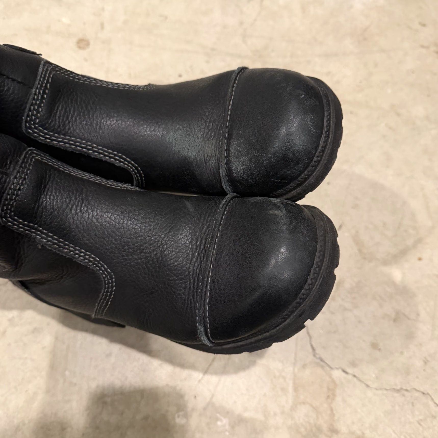 Harley Davidson Harley Davidson Black Leather Boots 84041 Side Zip Biker Womens 6.5 Size US 7 / IT 37 - 6 Thumbnail
