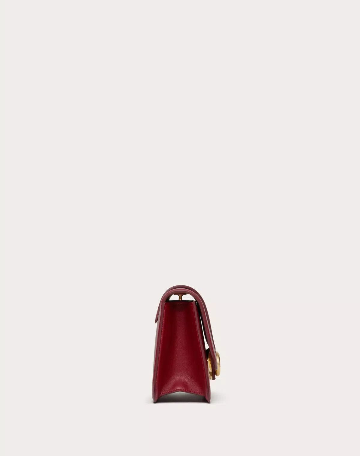 Valentino oc11z0725 Size:OS/Leather Shoulder Bag With Chain in Red Size ONE SIZE - 4 Thumbnail