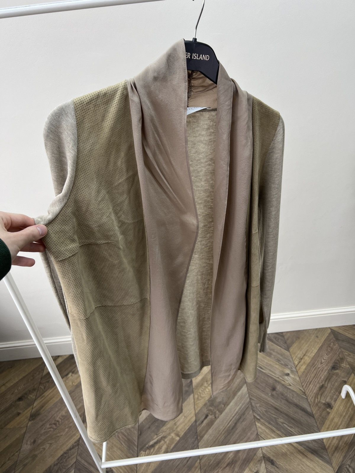 Fabiana Filippi Vintage Fabiana Filippi Beige women’s Cardigan Open Front Size M / US 6-8 / IT 42-44 - 5 Thumbnail
