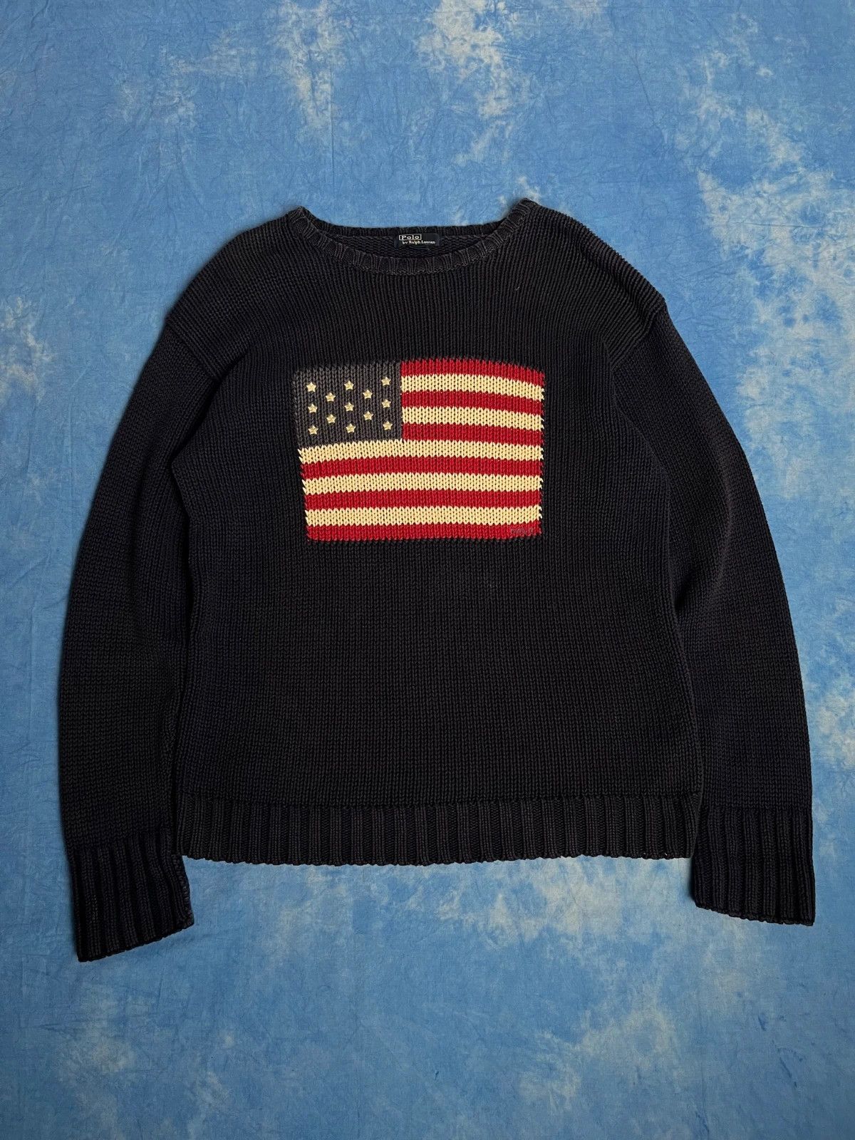Polo Ralph Lauren Vintage 80s Polo Ralph Lauren USA Flag Polo USA Flag Size US L / EU 52-54 / 3 - 1 Thumbnail