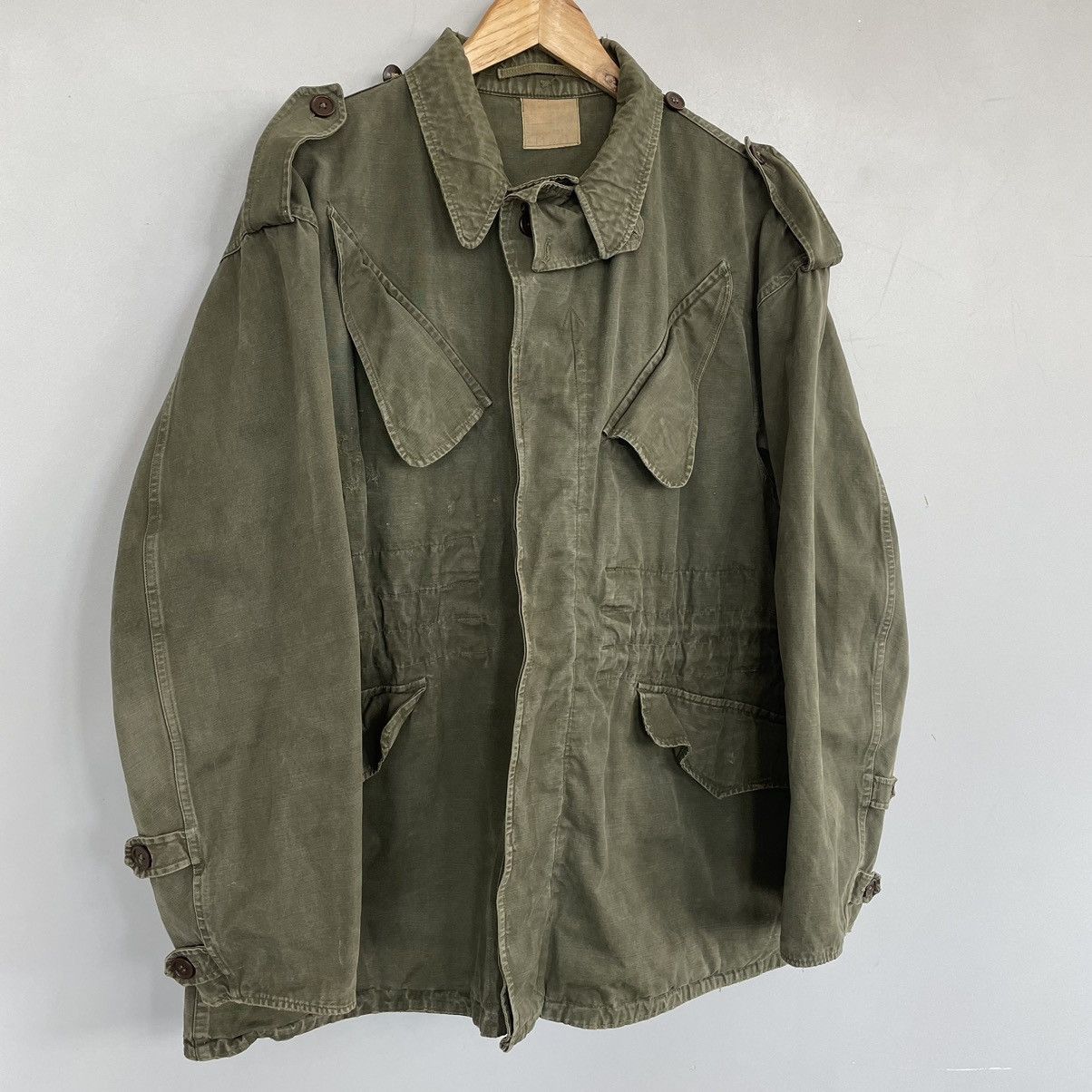 Vintage Vintage 60’s/70’s Dutch Military Field Jacket Men’s M Size US M / EU 48-50 / 2 - 4 Thumbnail