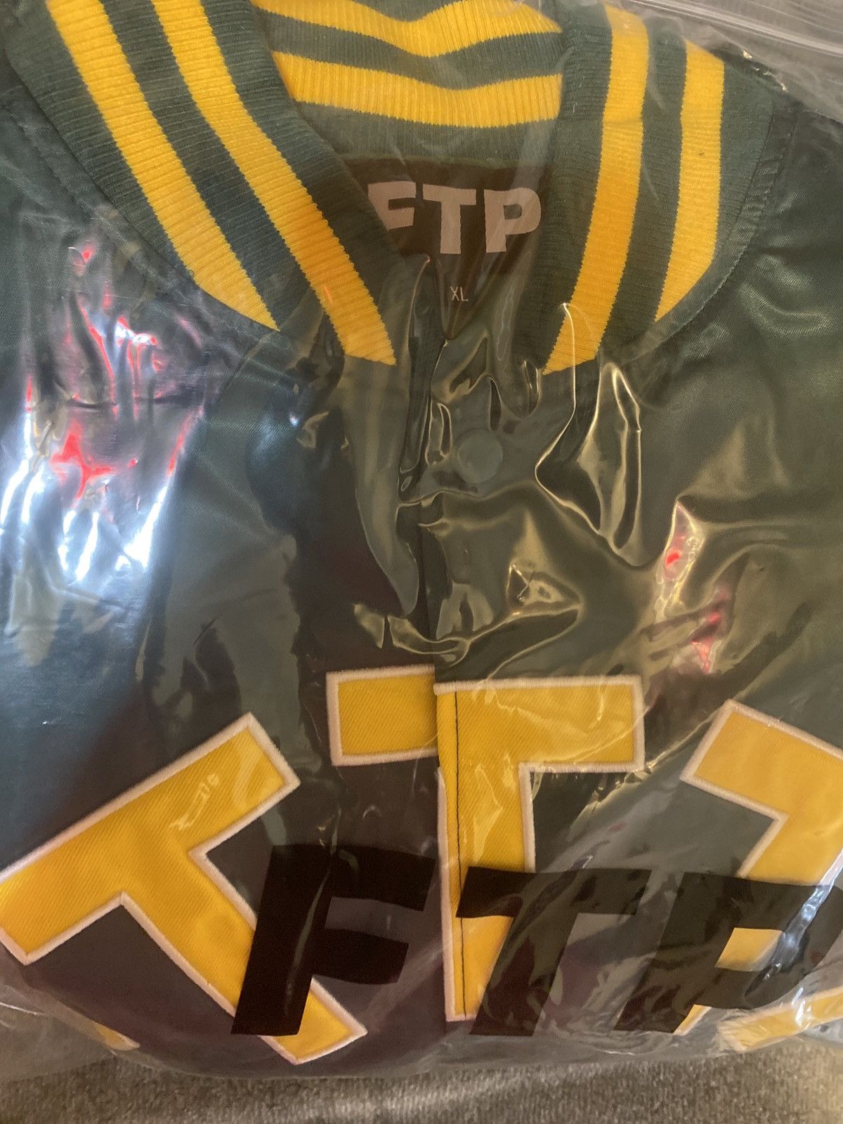 Fuck The Population Ftp league varsity green Size US XL / EU 56 / 4 - 2 Thumbnail