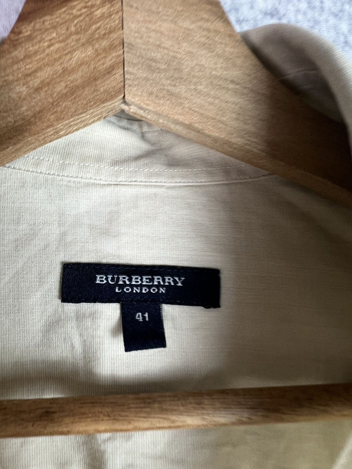 Burberry × Burberry Prorsum × Vintage VTG Burberry London Cotton Shirt Size US L / EU 52-54 / 3 - 3 Thumbnail