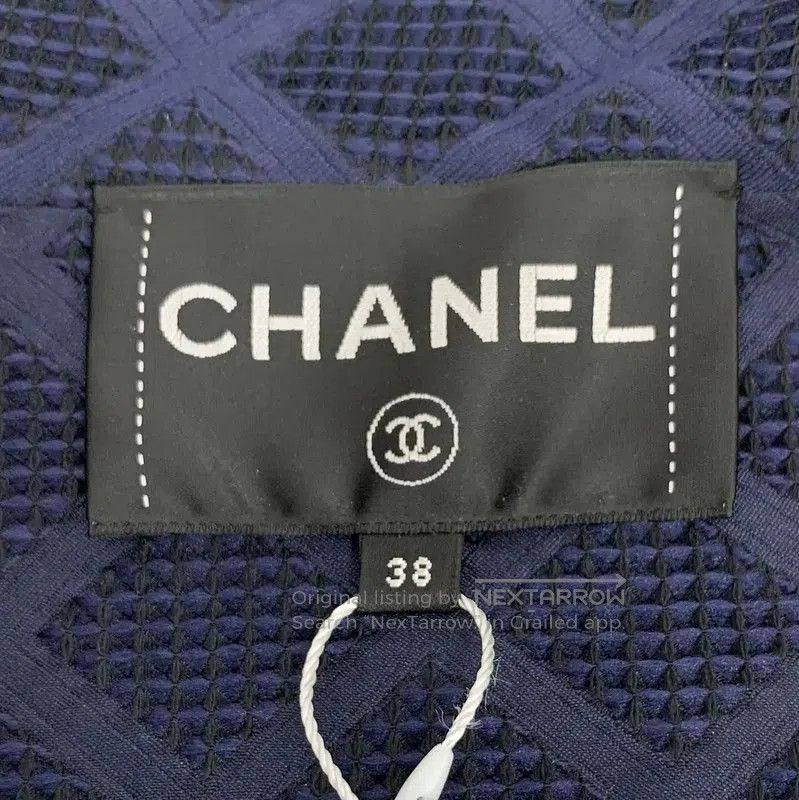 Chanel Chanel Women's Navy Polyester Jacket . Size S / US 4 / IT 40 - 5 Thumbnail