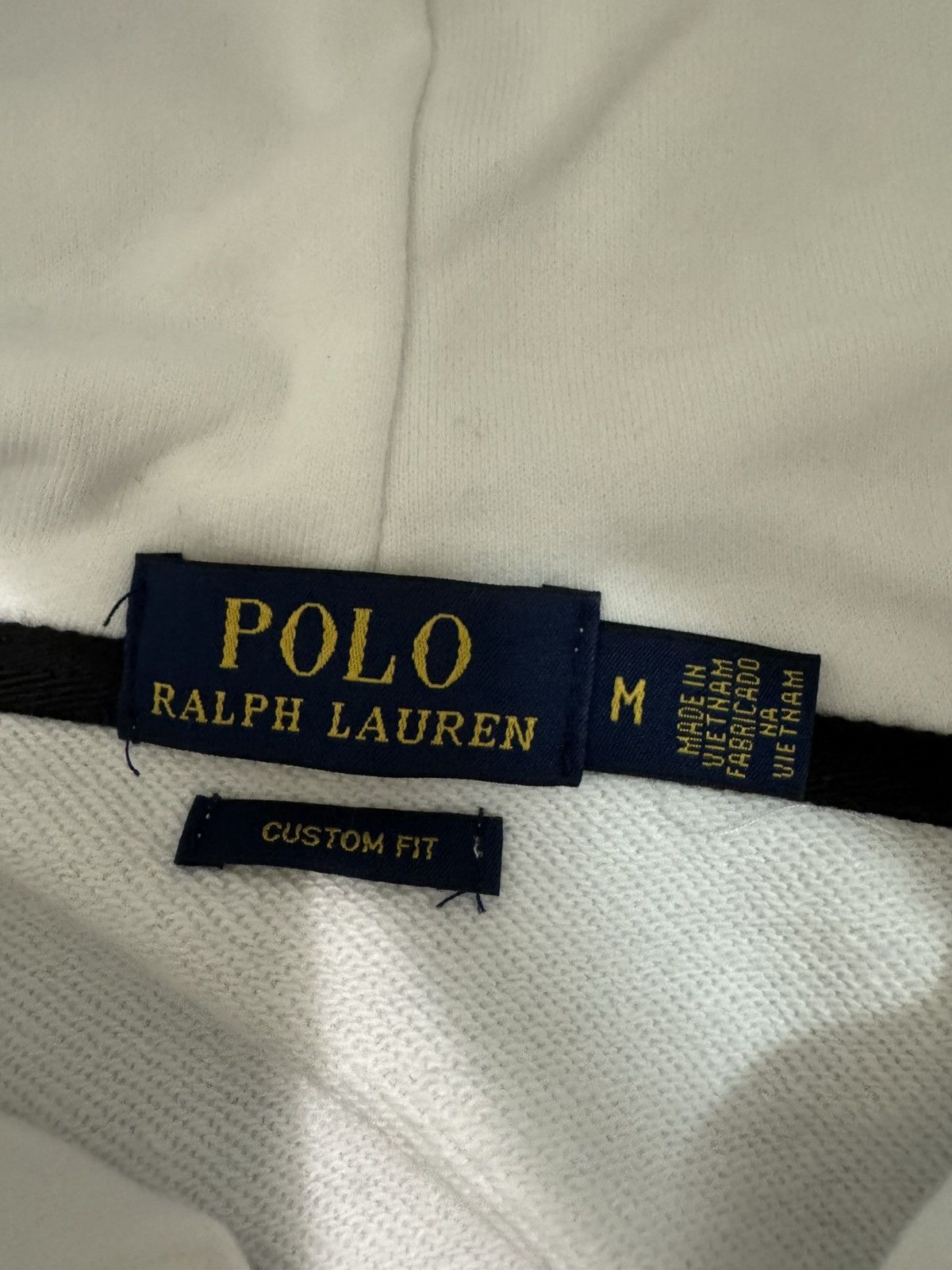 Polo Ralph Lauren Polo Ralph Lauren Zip Up White Medium Size US M / EU 48-50 / 2 - 3 Thumbnail