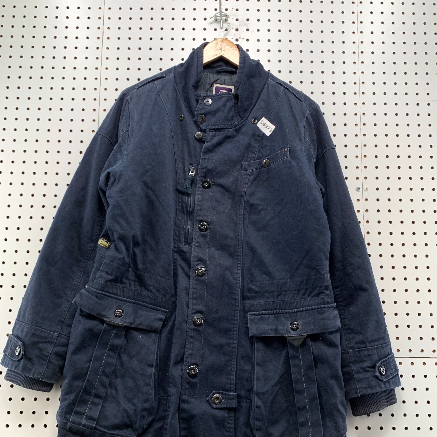 G-Star G Star Raw Military Coat Womens Large Blue Parka Long Coat Army Style 22x36 Vintage No Size L / US 10 / IT 46 - 3 Thumbnail