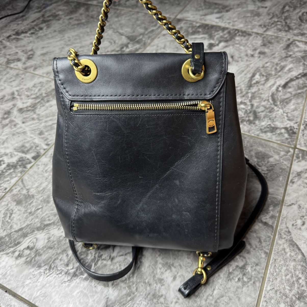 Coach × Vintage Coach backpack leather vintage Size ONE SIZE - 2 Thumbnail